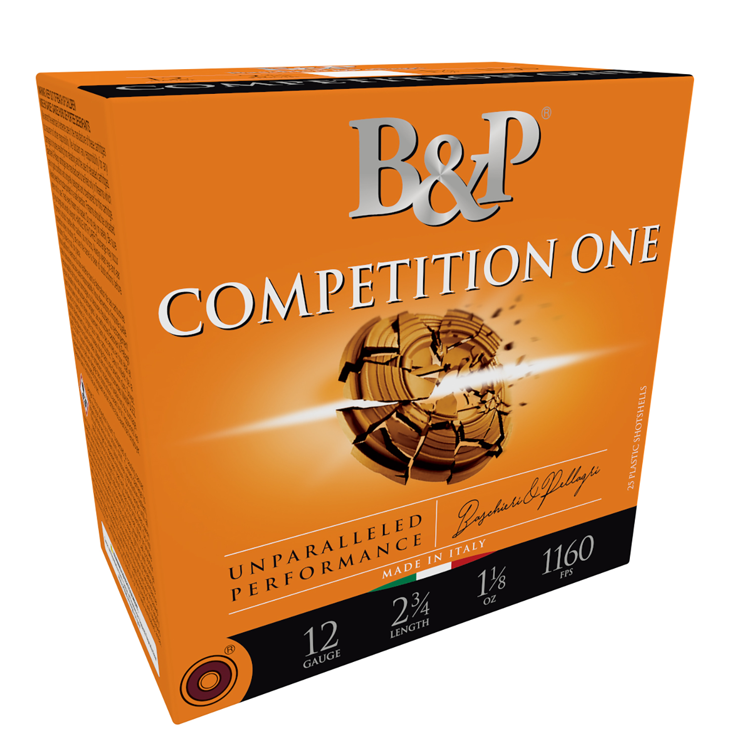 B&p Competition One 12 Ga 2.75 1 Oz 9 Shot 25 Rds/box