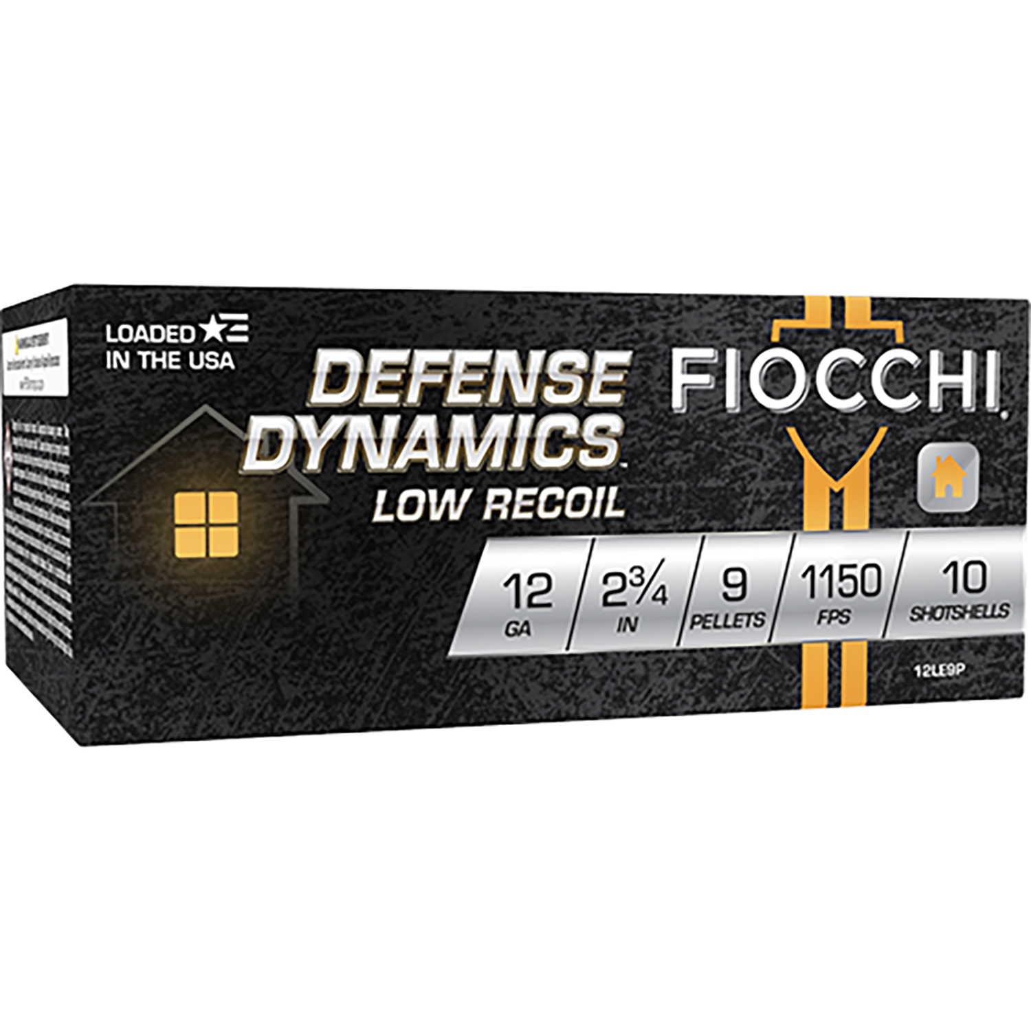 Fiocchi 12GA Low Recoil Buckshot 10RD 25 Box Case
