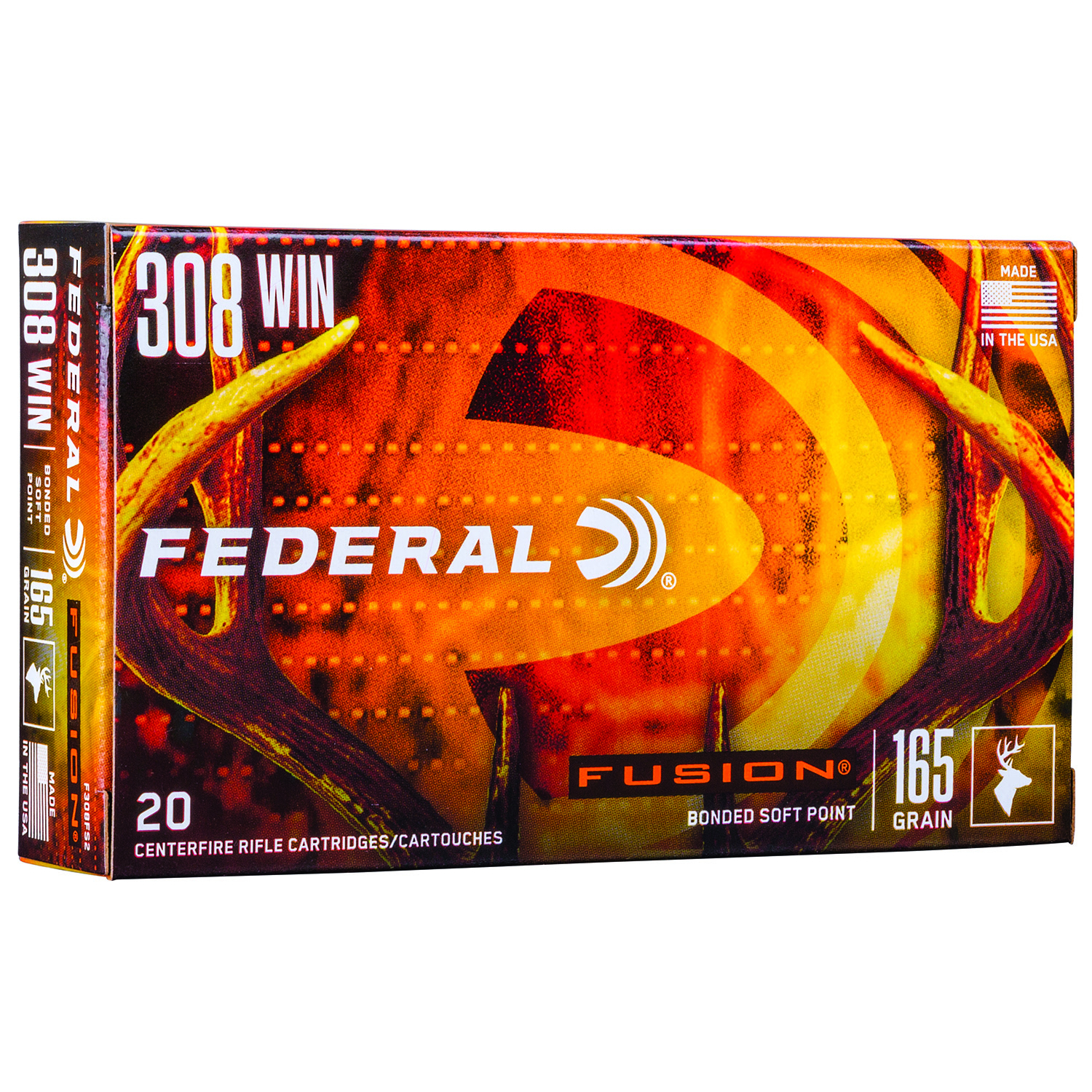 Federal Fusion 308 Win 165GR 20RD