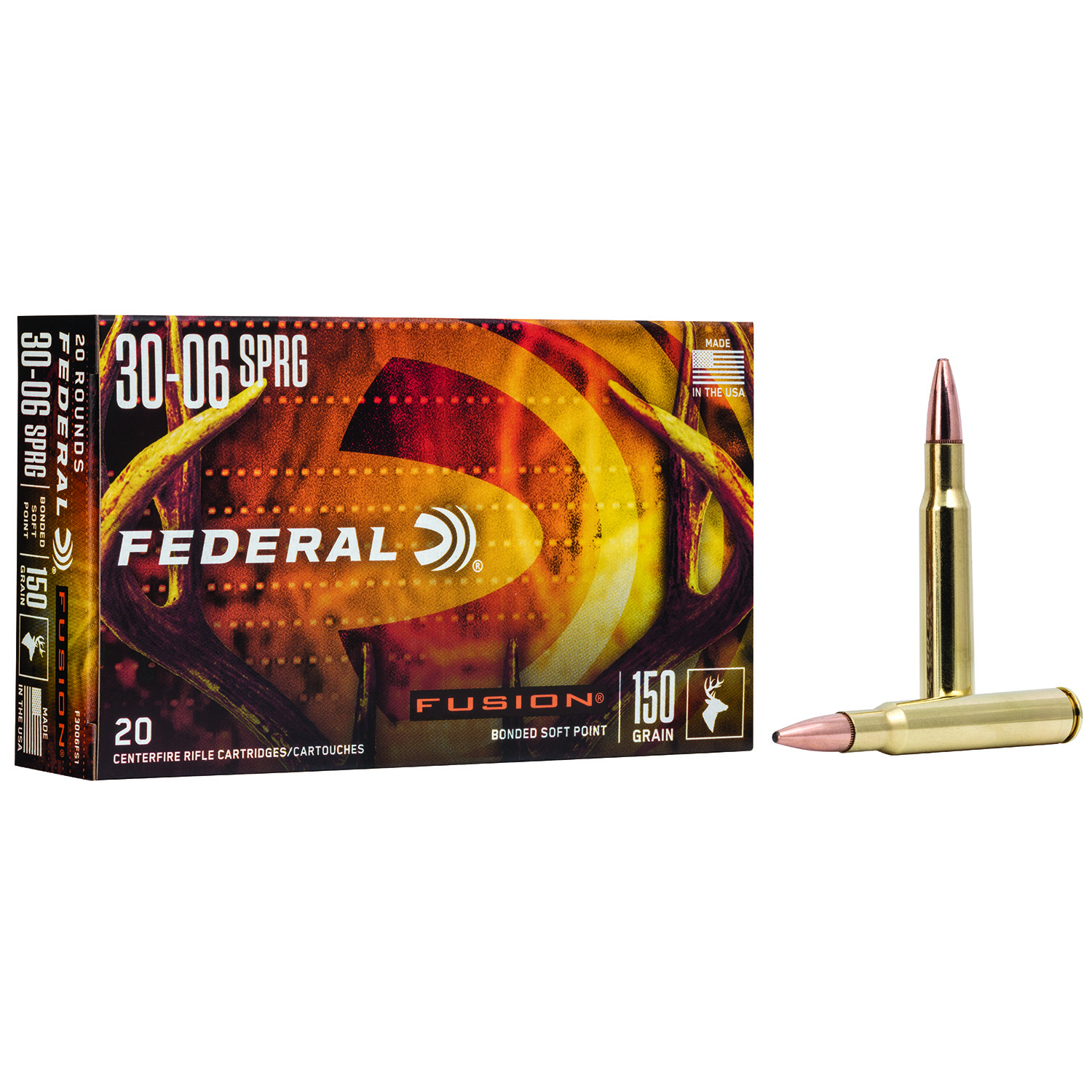 Federal Fusion 30-06 Springfield 150GR 20RD