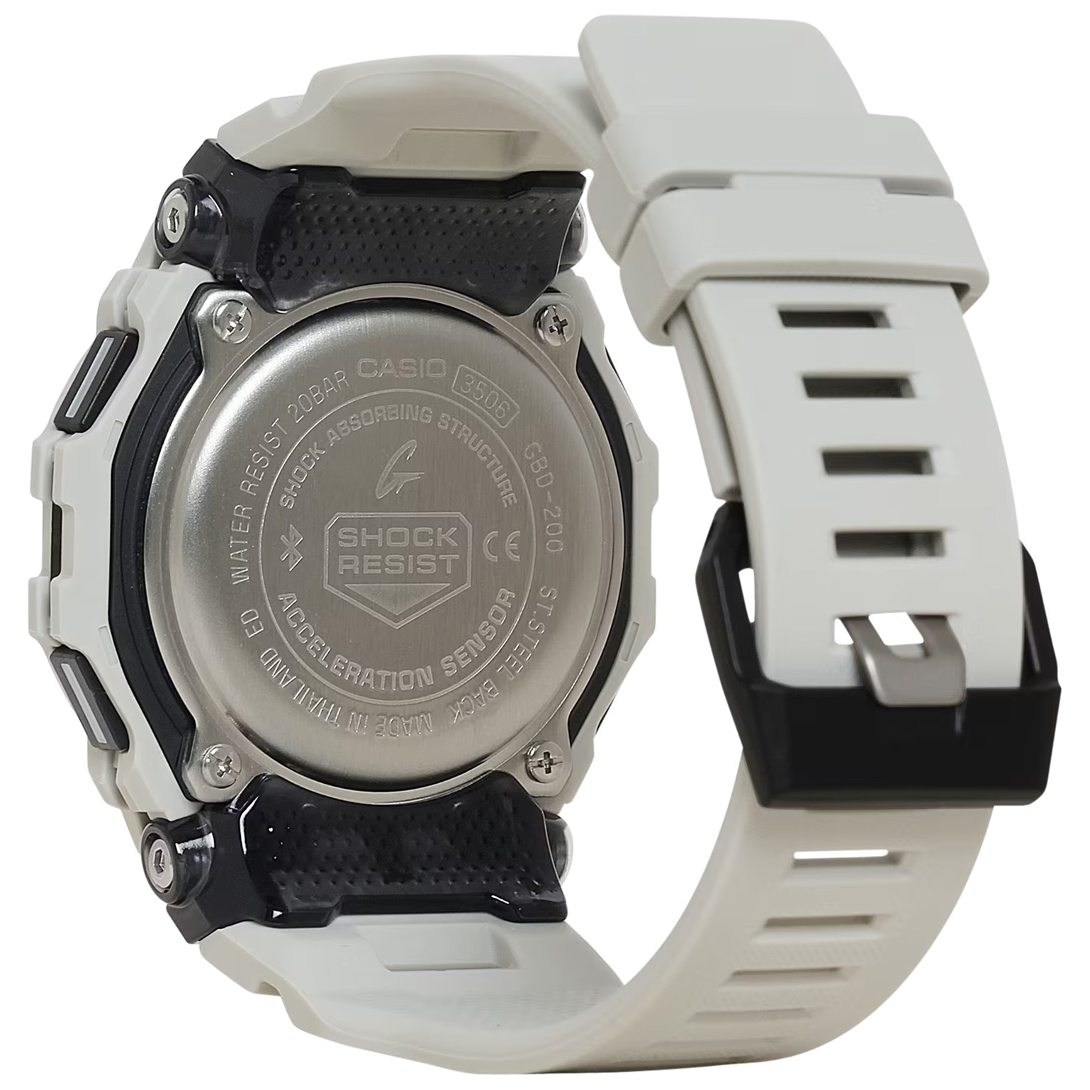 Gshock GBD200UU9 Tactical Move Step Tracker White 145-215MM - Image 2