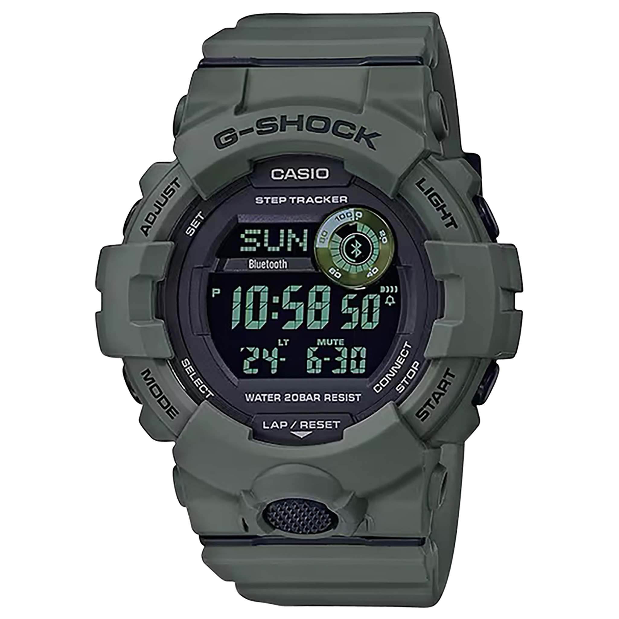 G-shock GBD800UC3 Tactical Move Power Trainer Fitness Tracker Green
