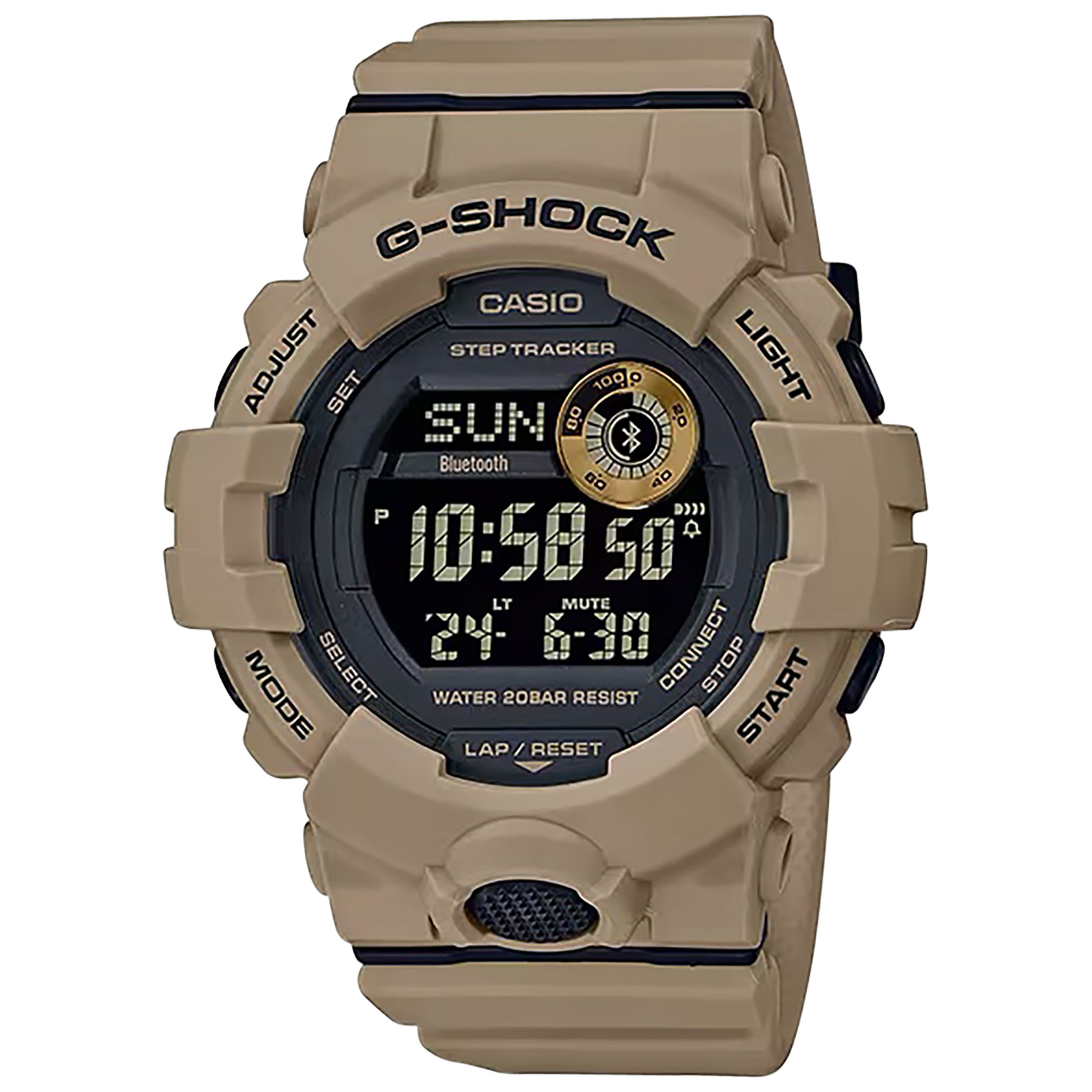 G-shock GBD800UC5 Tactical Move Power Trainer Fitness Tracker Tan
