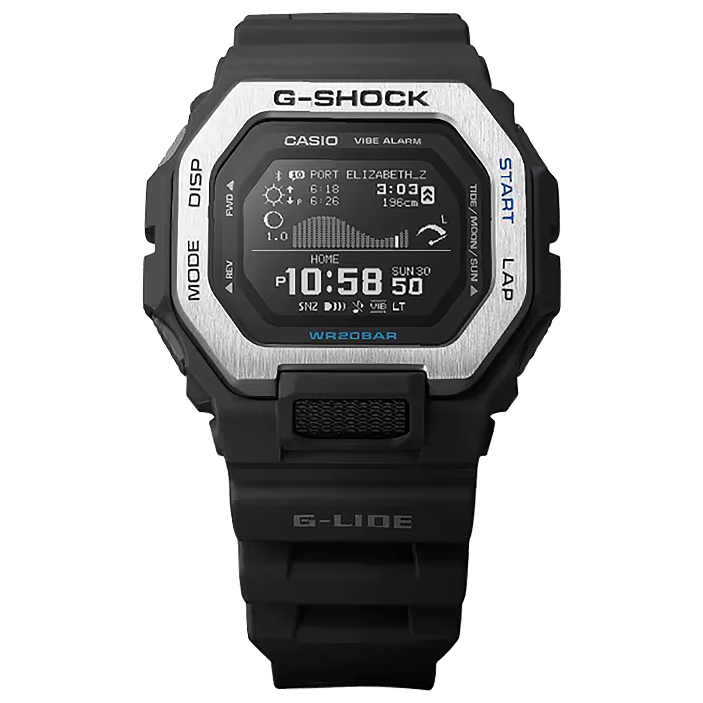 Gshock GBX1001CR Tactical G-glide Fitness Tracker Black