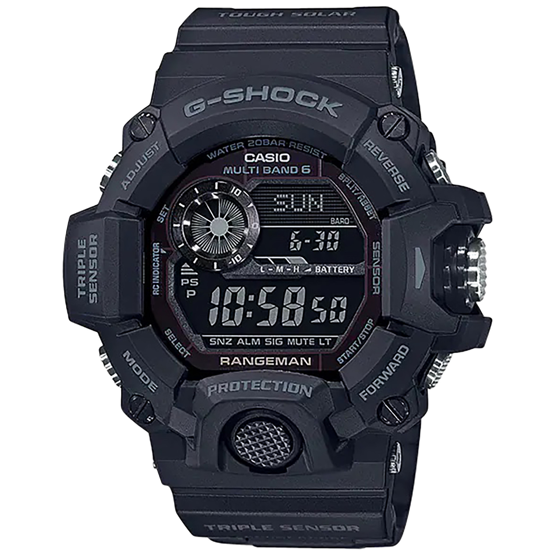 Gshock GW94001B Tactical Rangeman Solar Blackout