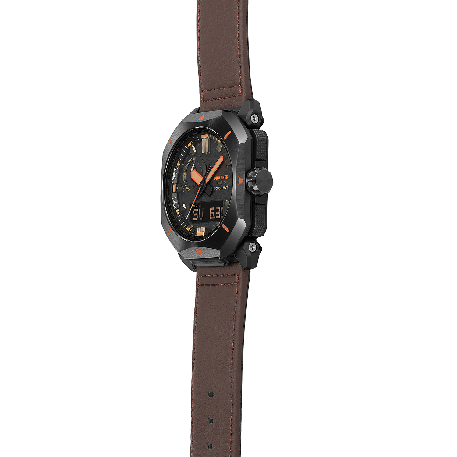 Gshock PRW6900YL5 Casio Pro Trek Solar Black/brown - Image 3
