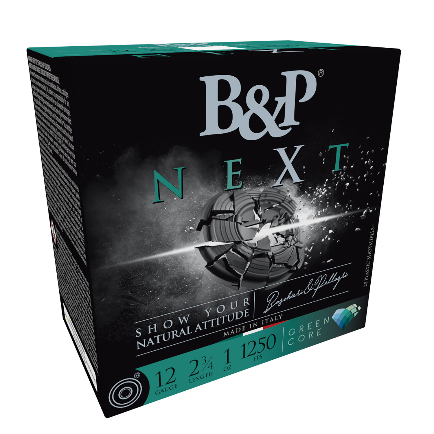B&p 12B1NX8 Next 12 Ga 1250 Fps 8 Shot 1 Oz 25/10