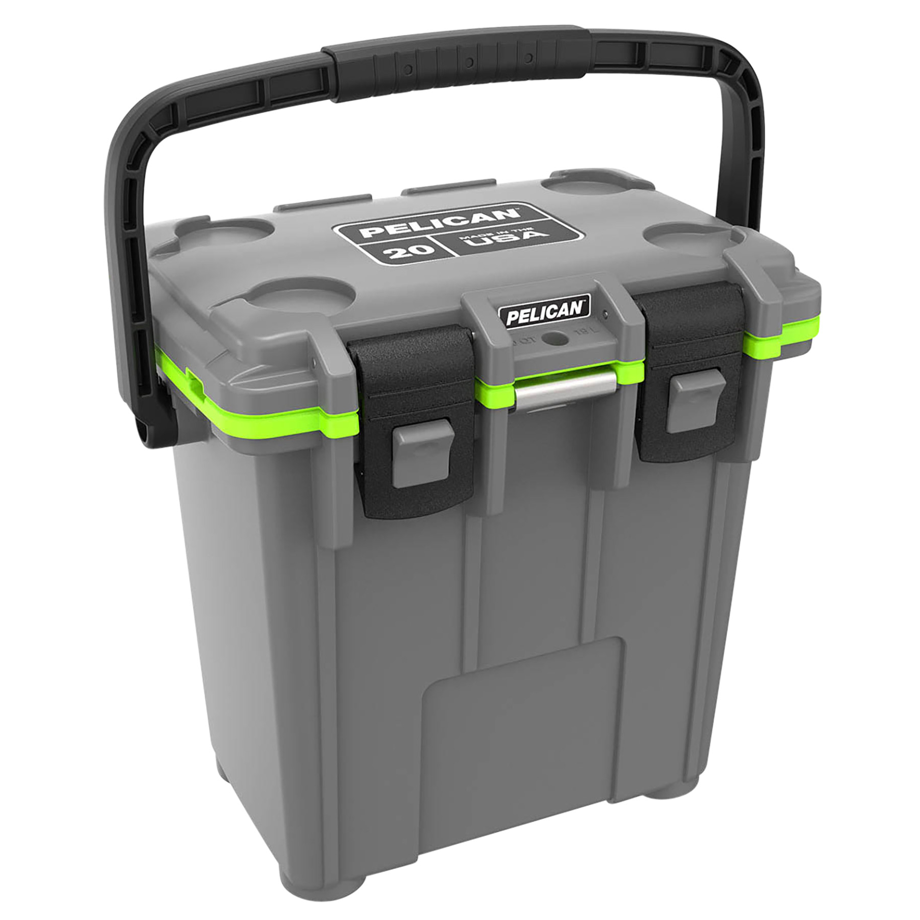 Pelican 20QT Elite Cooler Dark Gray/green