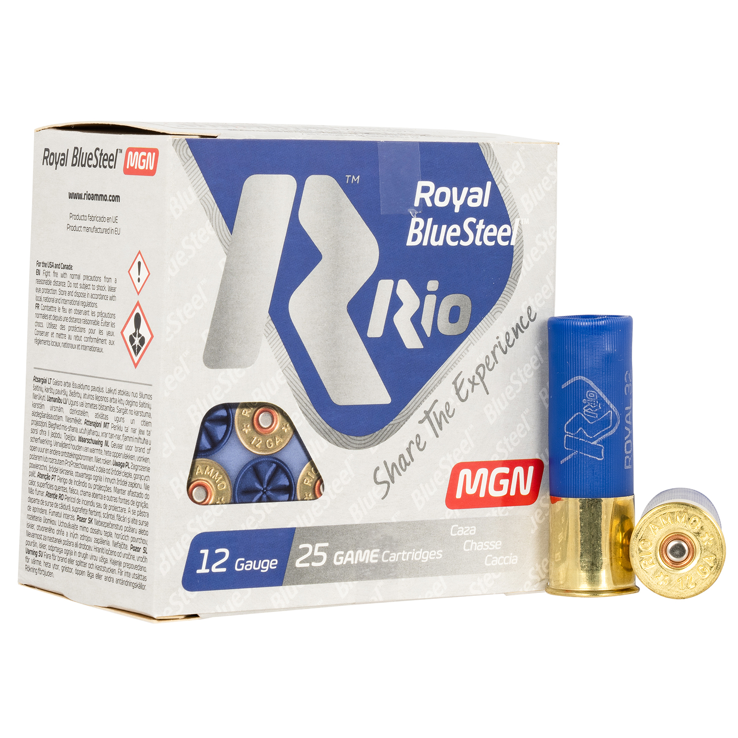 Rio RBSM324 Royal Bluesteel 12 Gauge 3 1 1/8 Oz 4 Shot