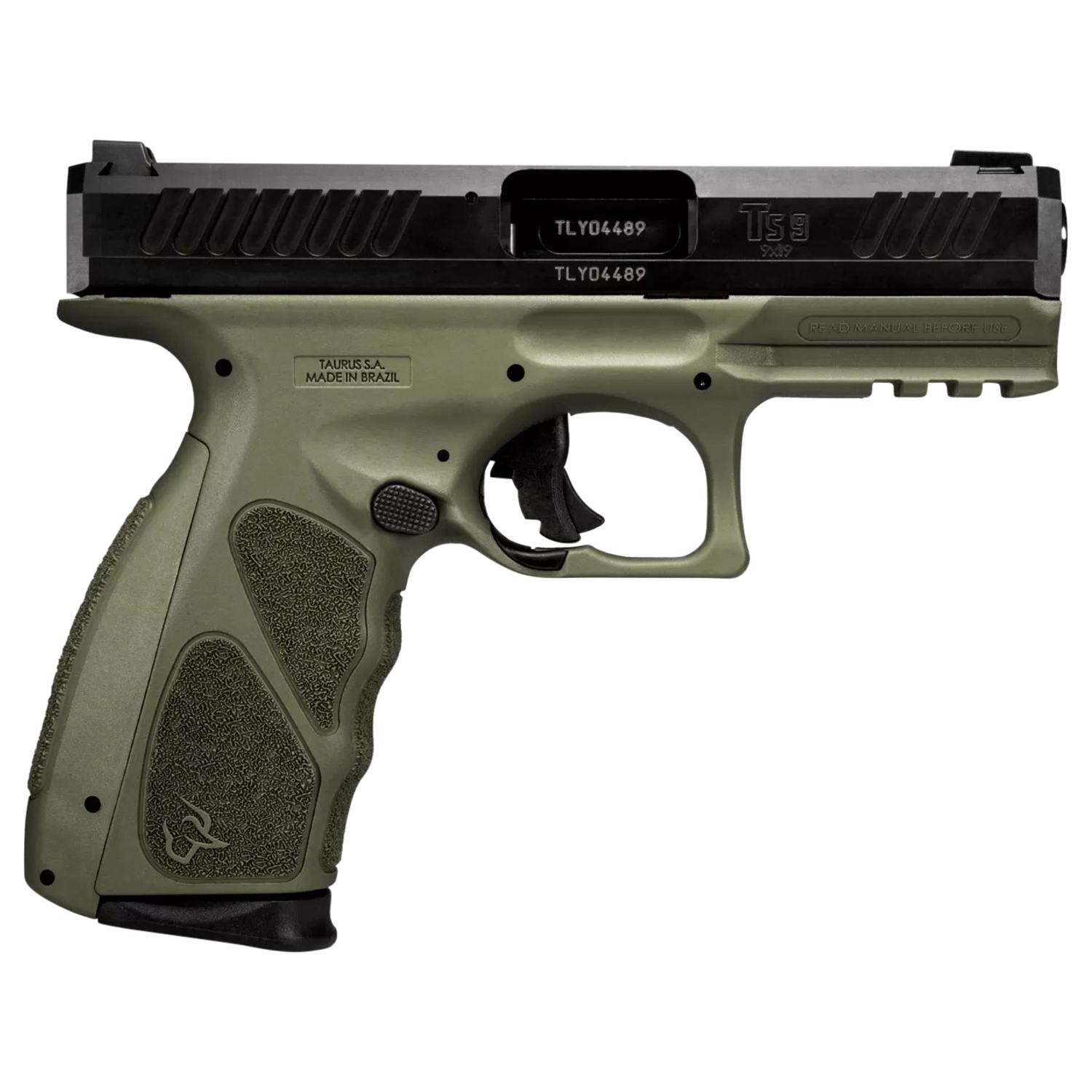Taurus TS9 9MM 17+1 4 Od Green/black Pistol