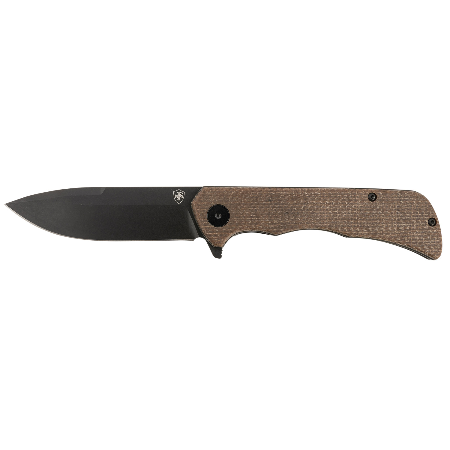 Templar Knife Paladin Lock Folder Micarta Drop Brown