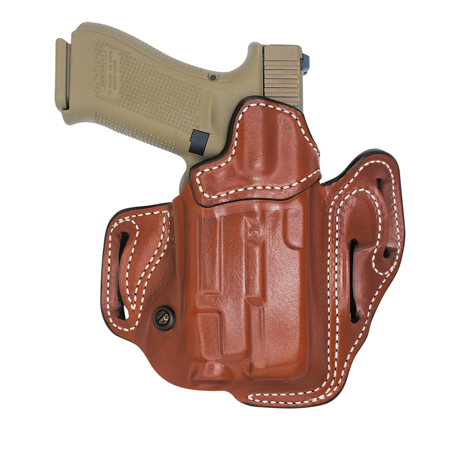 Desantis Vengeance Scabbard Owb Tan Leather for Glock 19