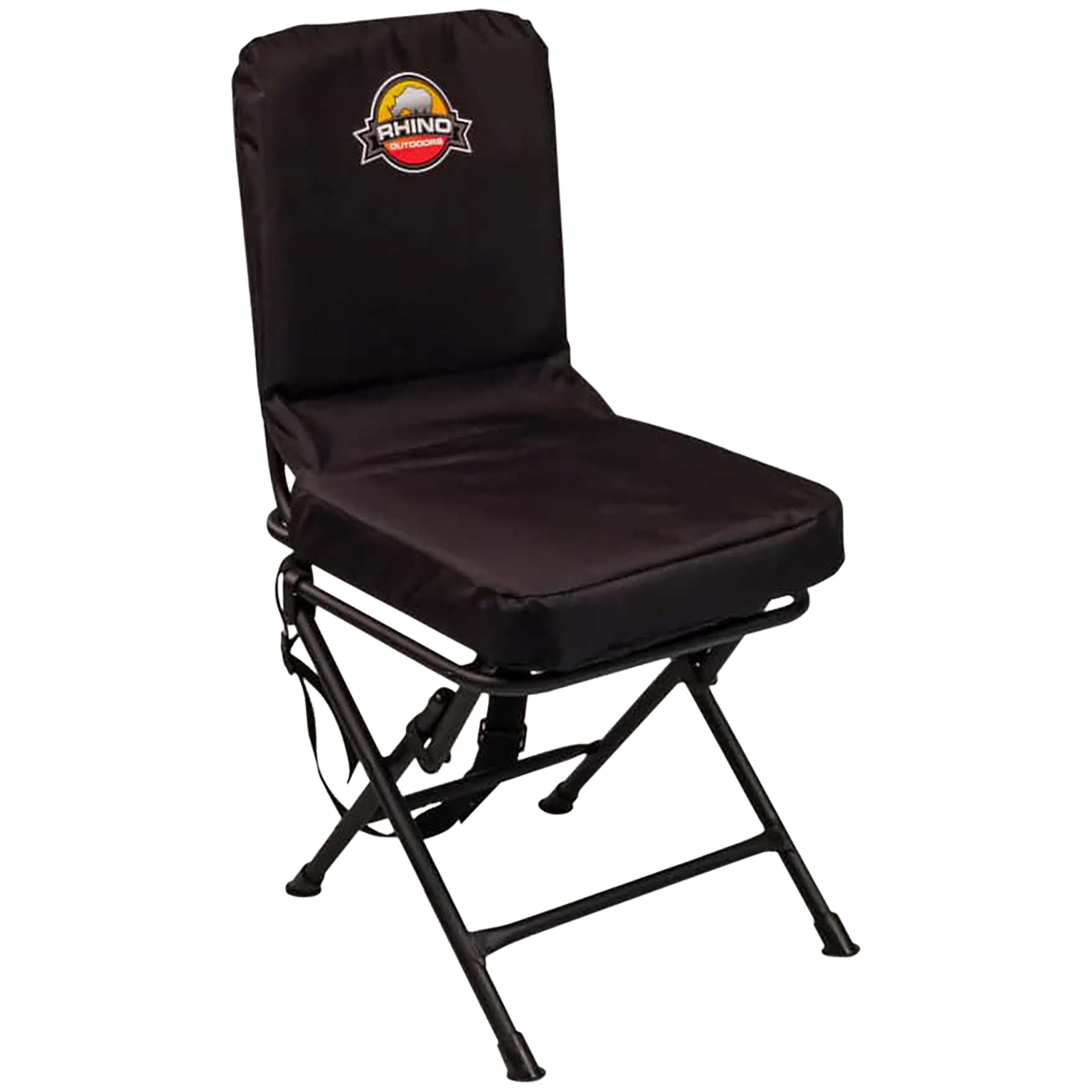Rhino Blinds RC-2281 Padded Swivel Hunting Chair Black
