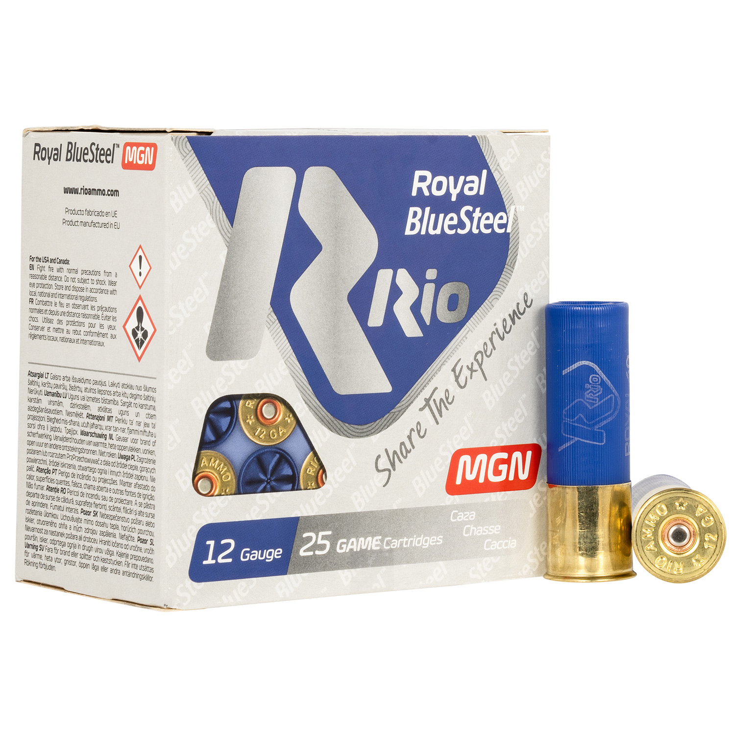 Rio RBSM402 Royal Bluesteel Magnum 12 Gauge 3 1 3/8 Oz 2 Shot