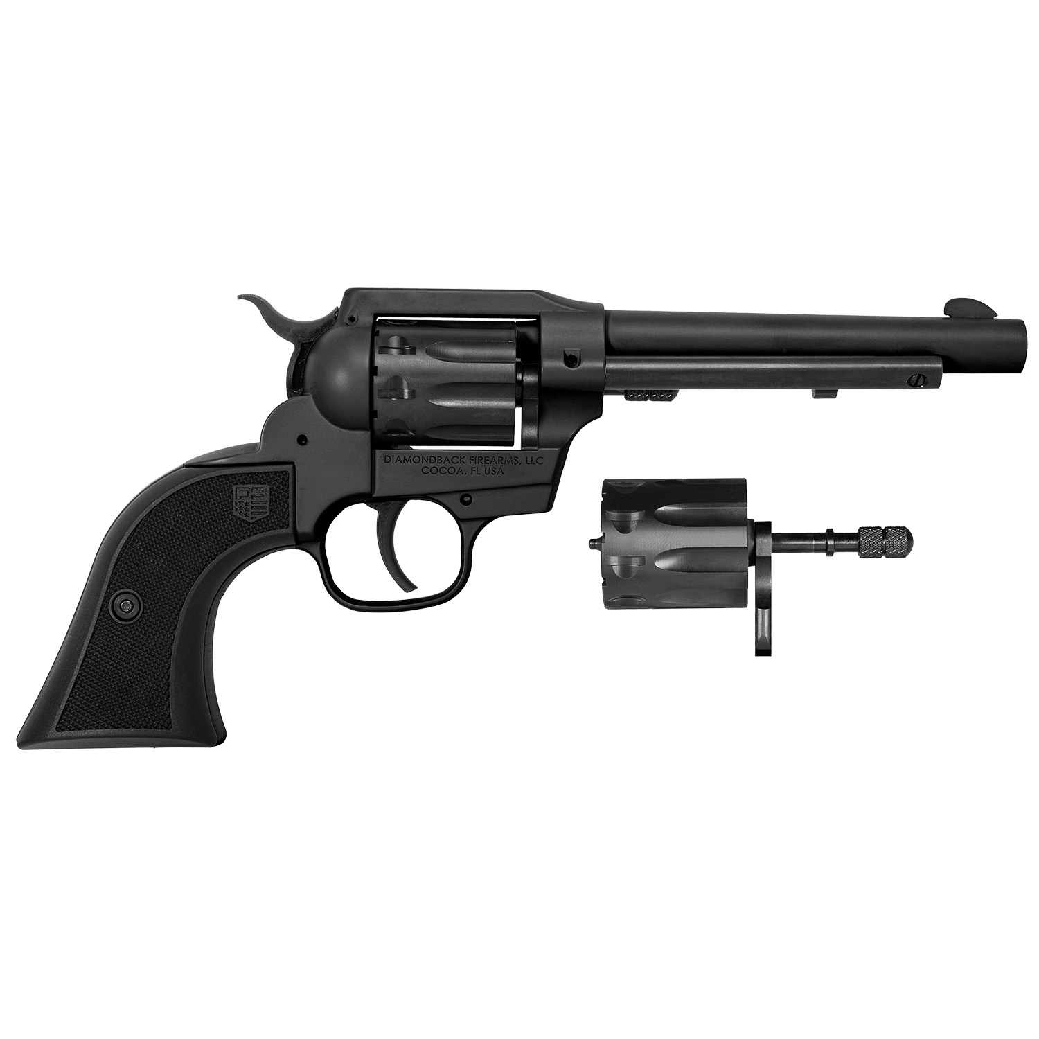 Diamondback Sidekick 22LR/22WMR 5.5 9RD Black Revolver