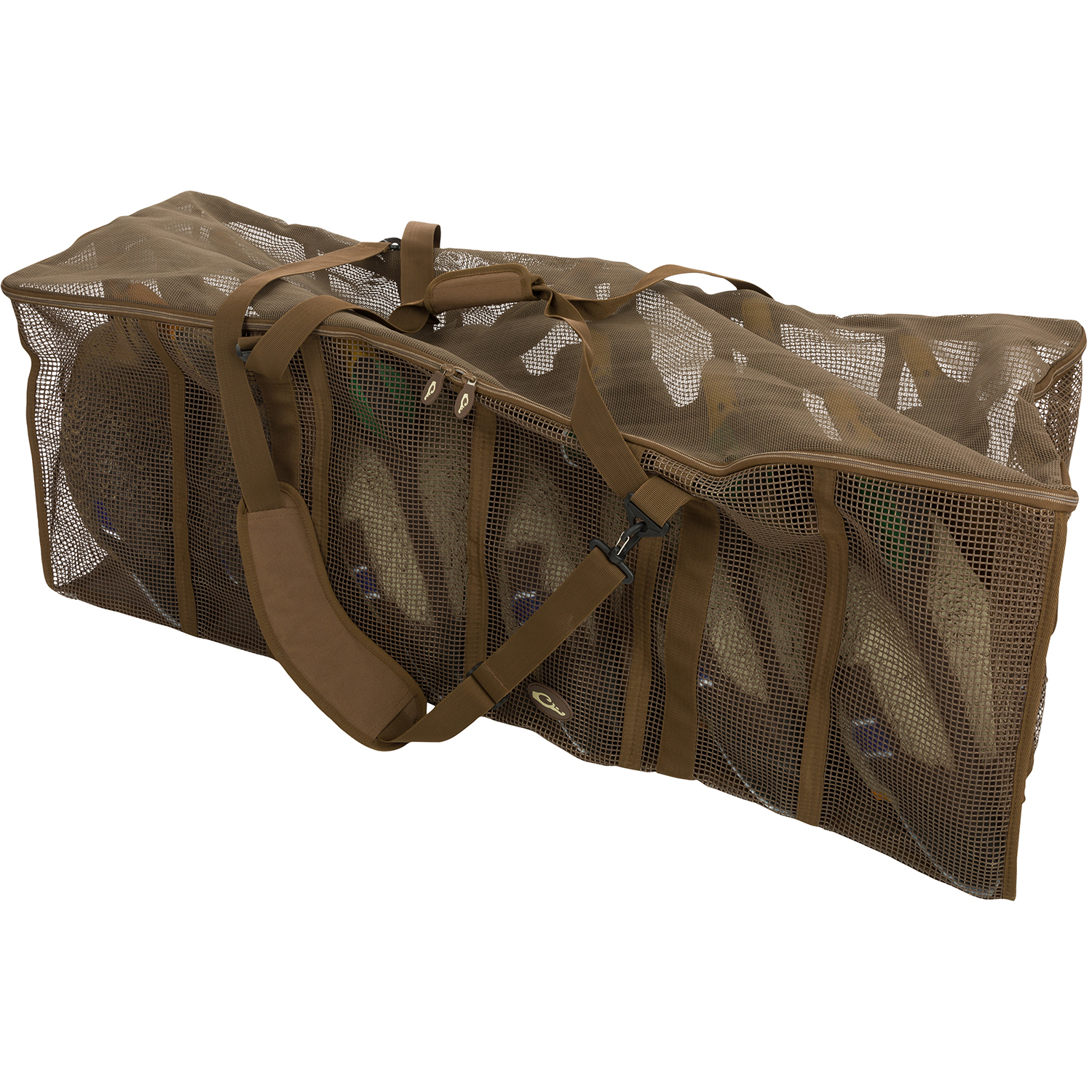 Drake DA3700BRN12D Floater Decoy Bag 12 Slot Duck Brown