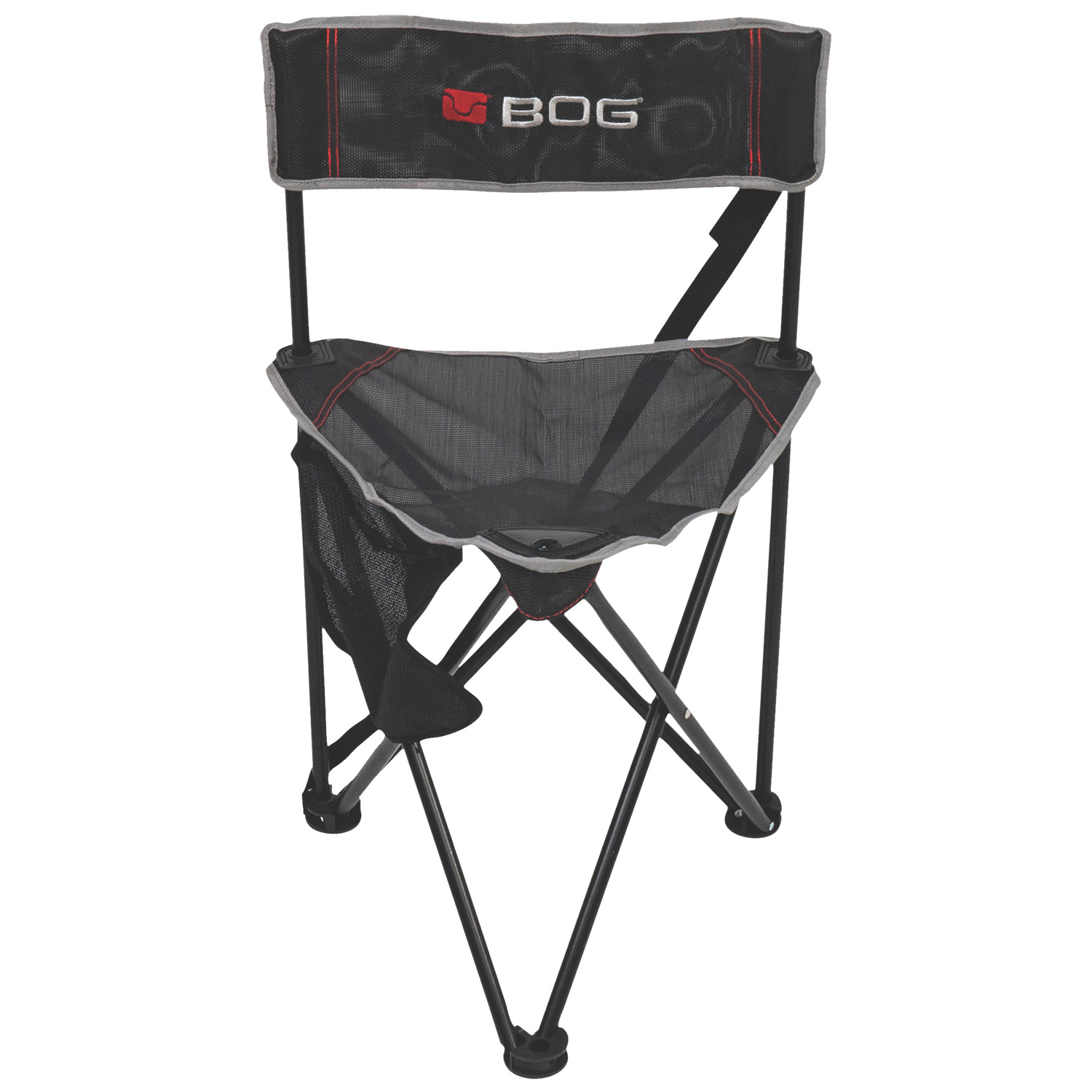 Bog Triple Play Tripod Ground Blind Chair - Black/grey