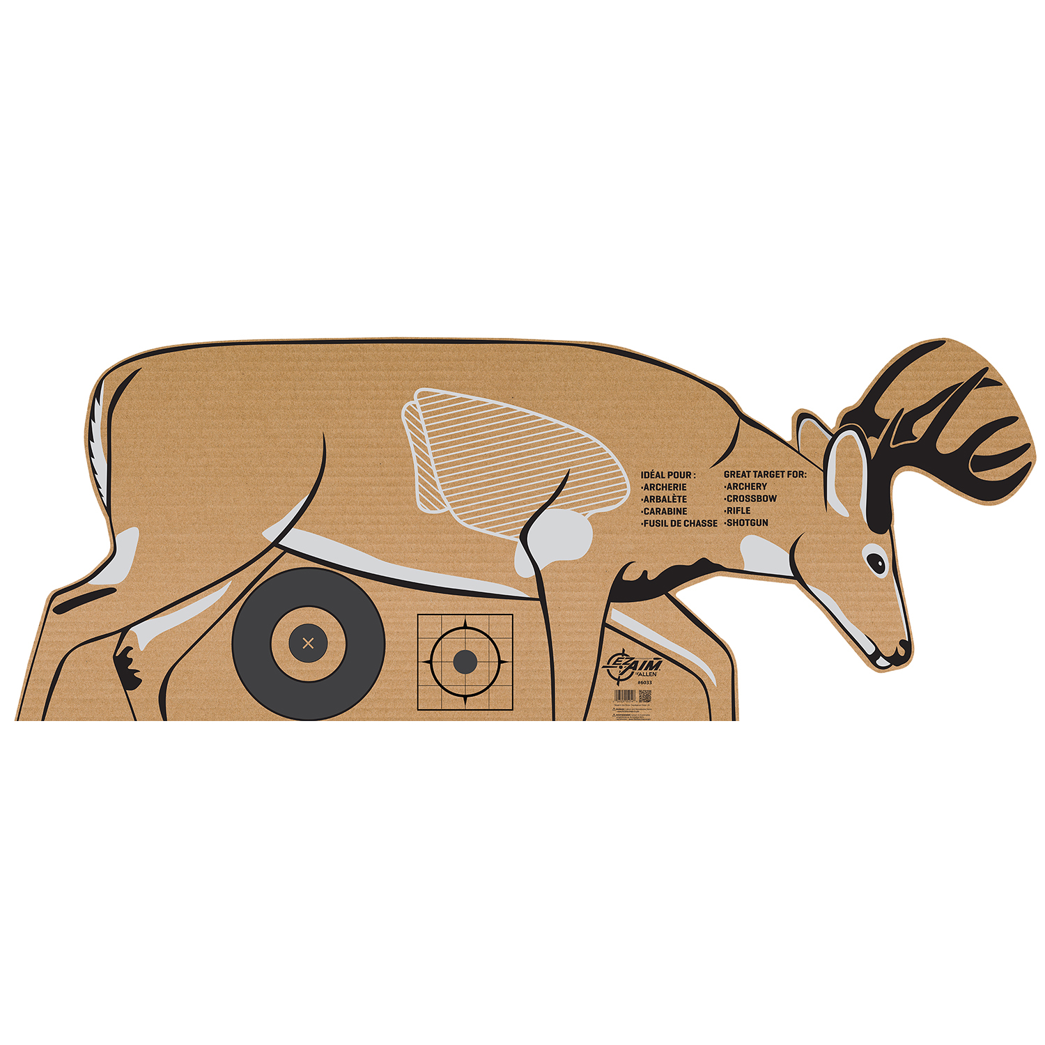 Allen 6033 Ez Aim Cardboard Deer Target
