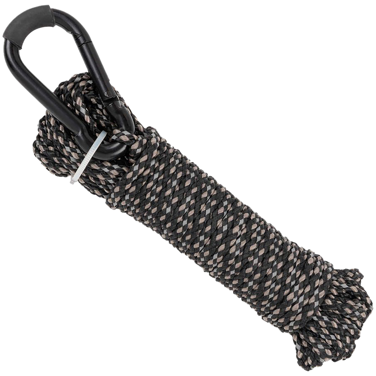Allen 7248 Reflective Hoist Rope Black 25 Long