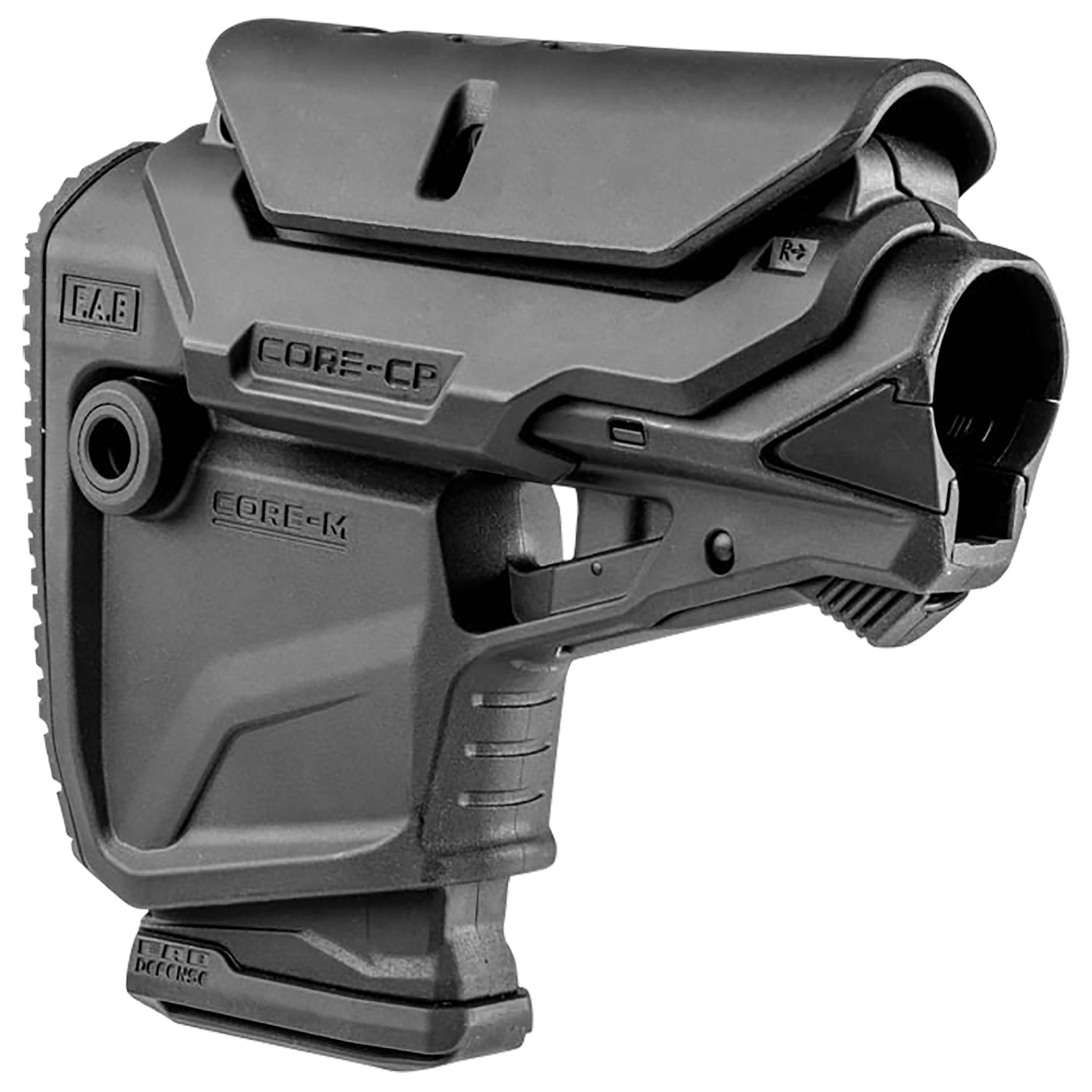 Fab Defense Fxglcoremagcpb Gl-core M Cp Black AR15 Buttstock