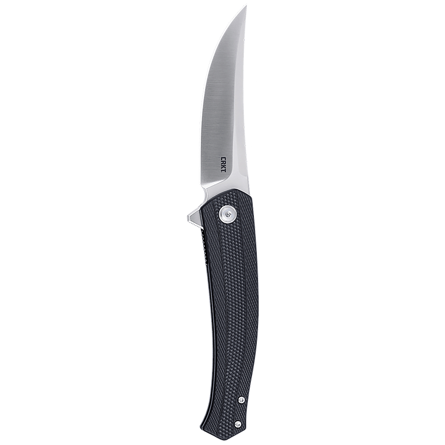 Crkt 7060 Persian 3.44 Folding Knife - Black Textured Grn Handle