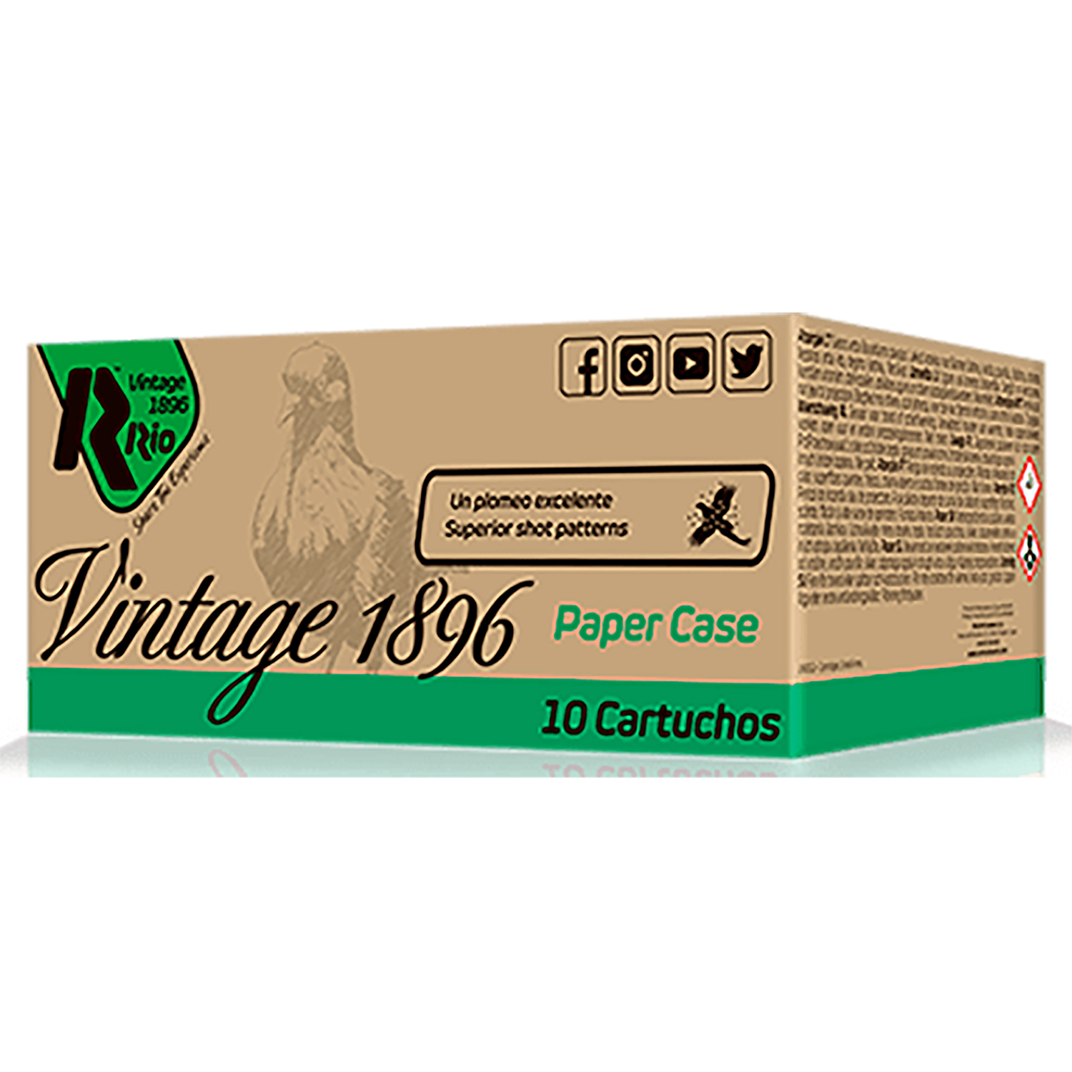 Rio VP36FHV8 Vintage 1896 Paper Flyer 12 Gauge 2.75 8 Shot 10/25