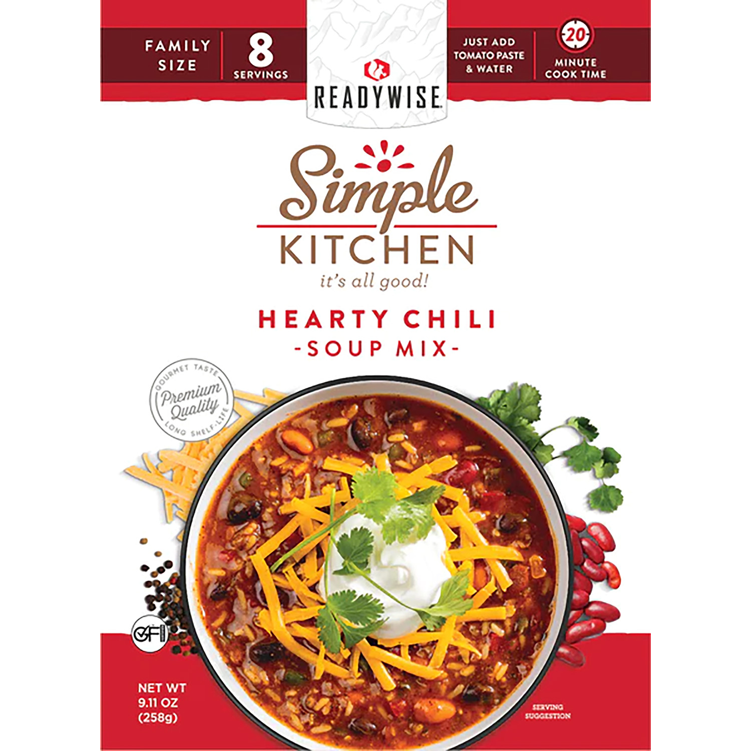 Wise RWSK05-064 Hearty Chili 8 Servings, 6 Ct Case