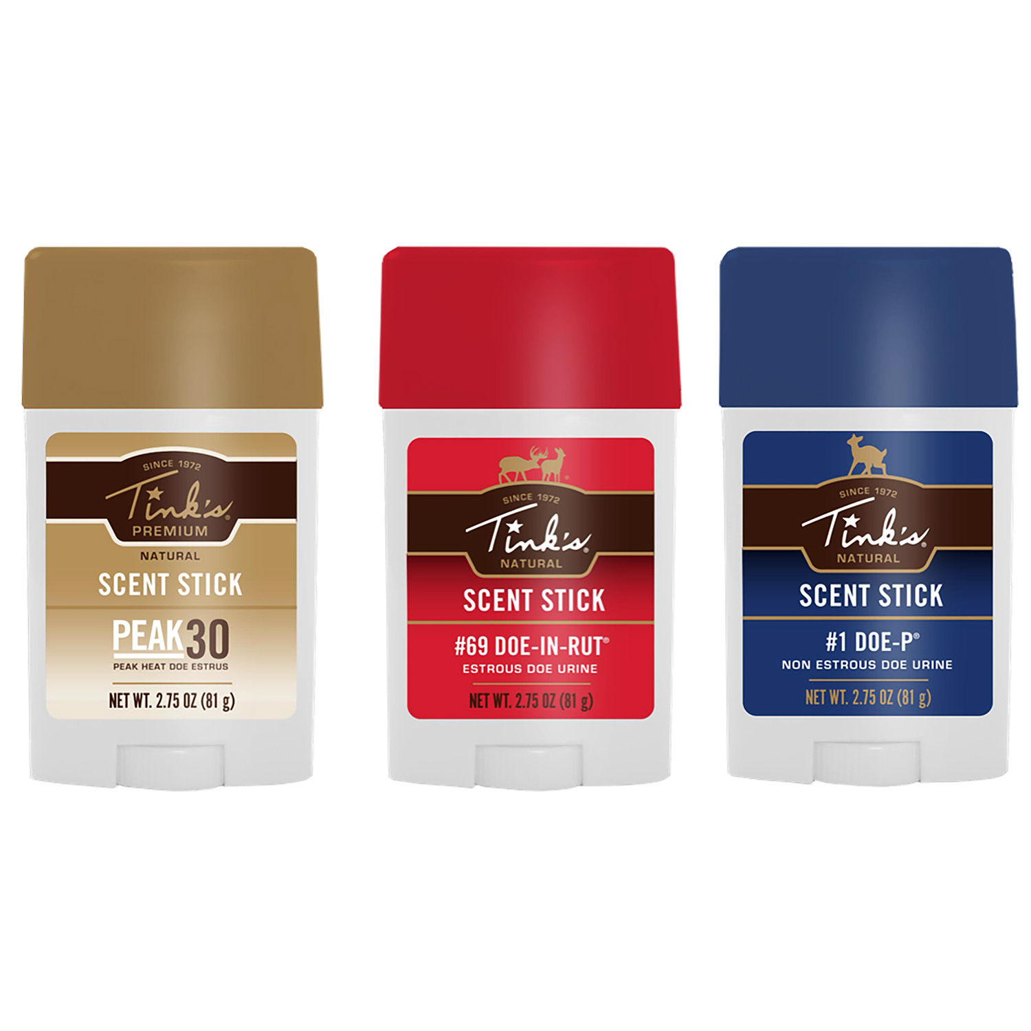 Tinks W6233 Scent Sticks 3PC Pk - Deer Lure