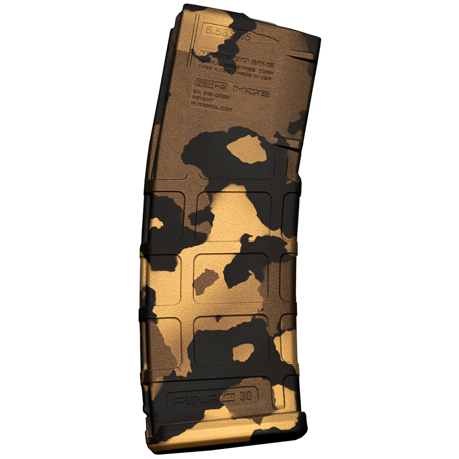 Wworks 228044 Pmag 30RD AR/M4 Gen M2 Moe Gold Granite