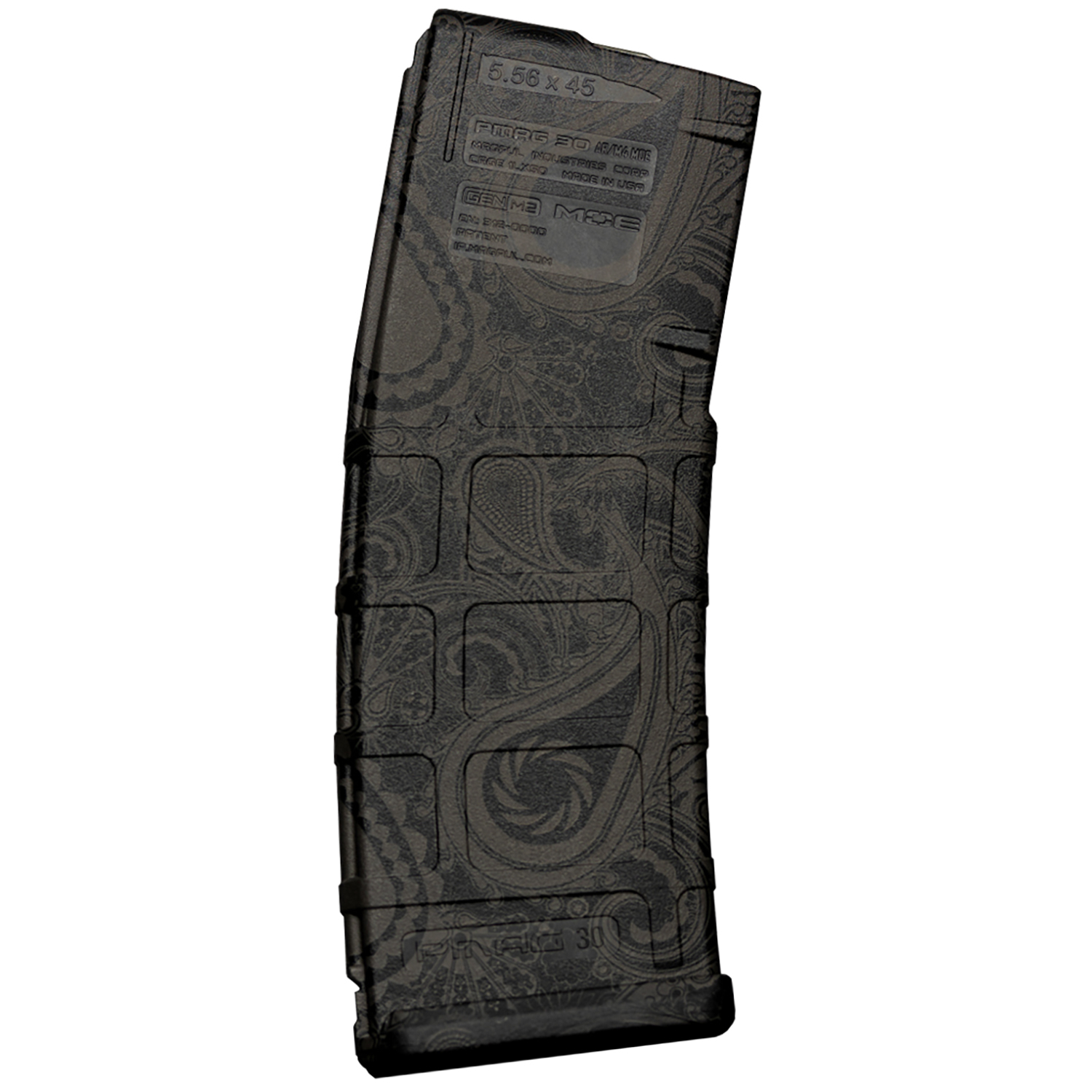 Weapon Works Pmag 30 AR/M4 Gen M2 Moe Laser Paisley