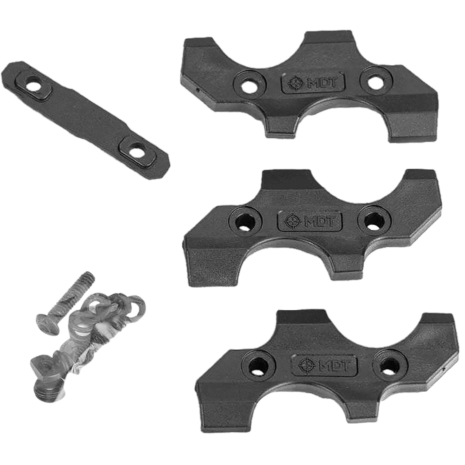 Mdt M-lok Spare Round Holder Black Polymer 2 Rounds