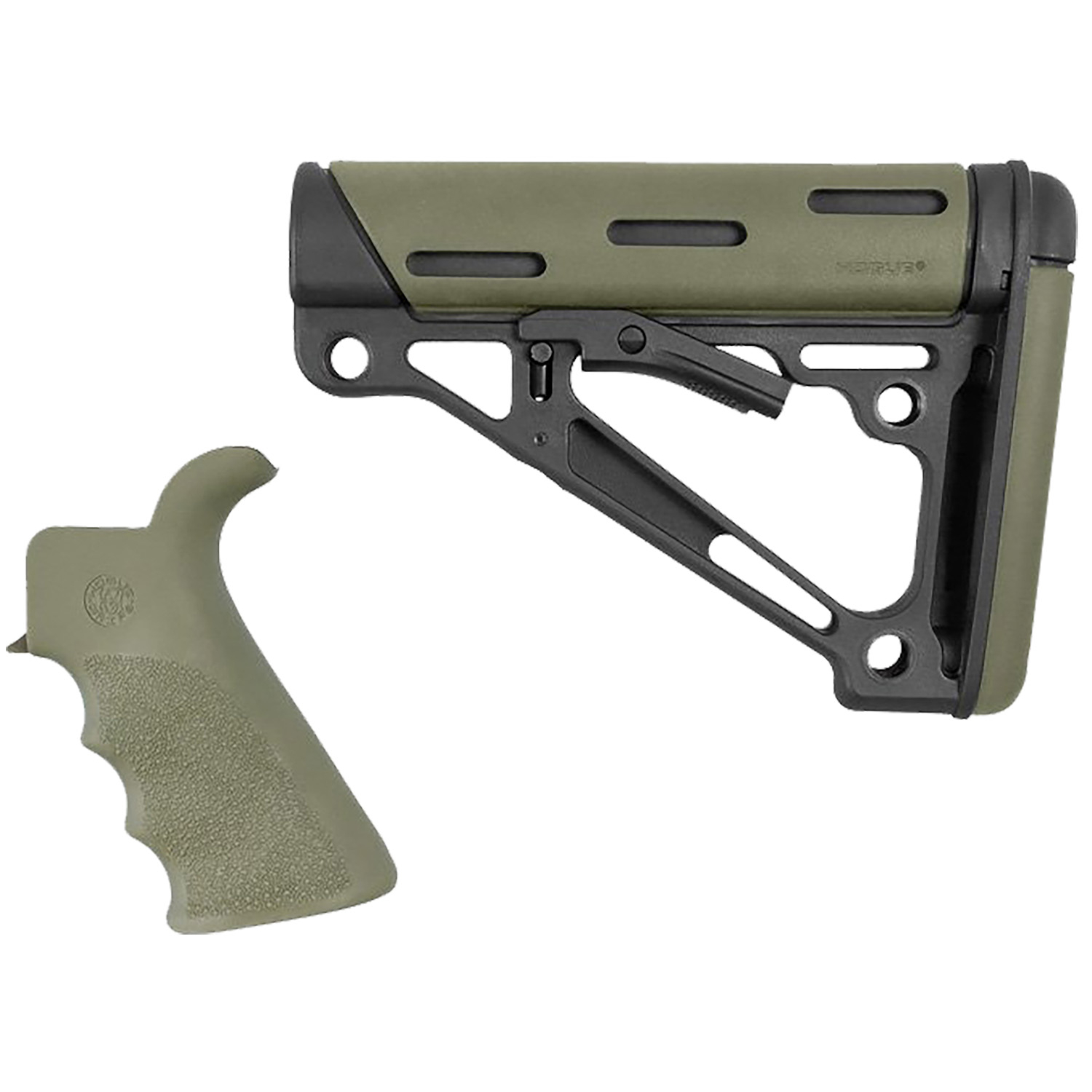 Hogue 15256 AR15 Kit Stock Od Green