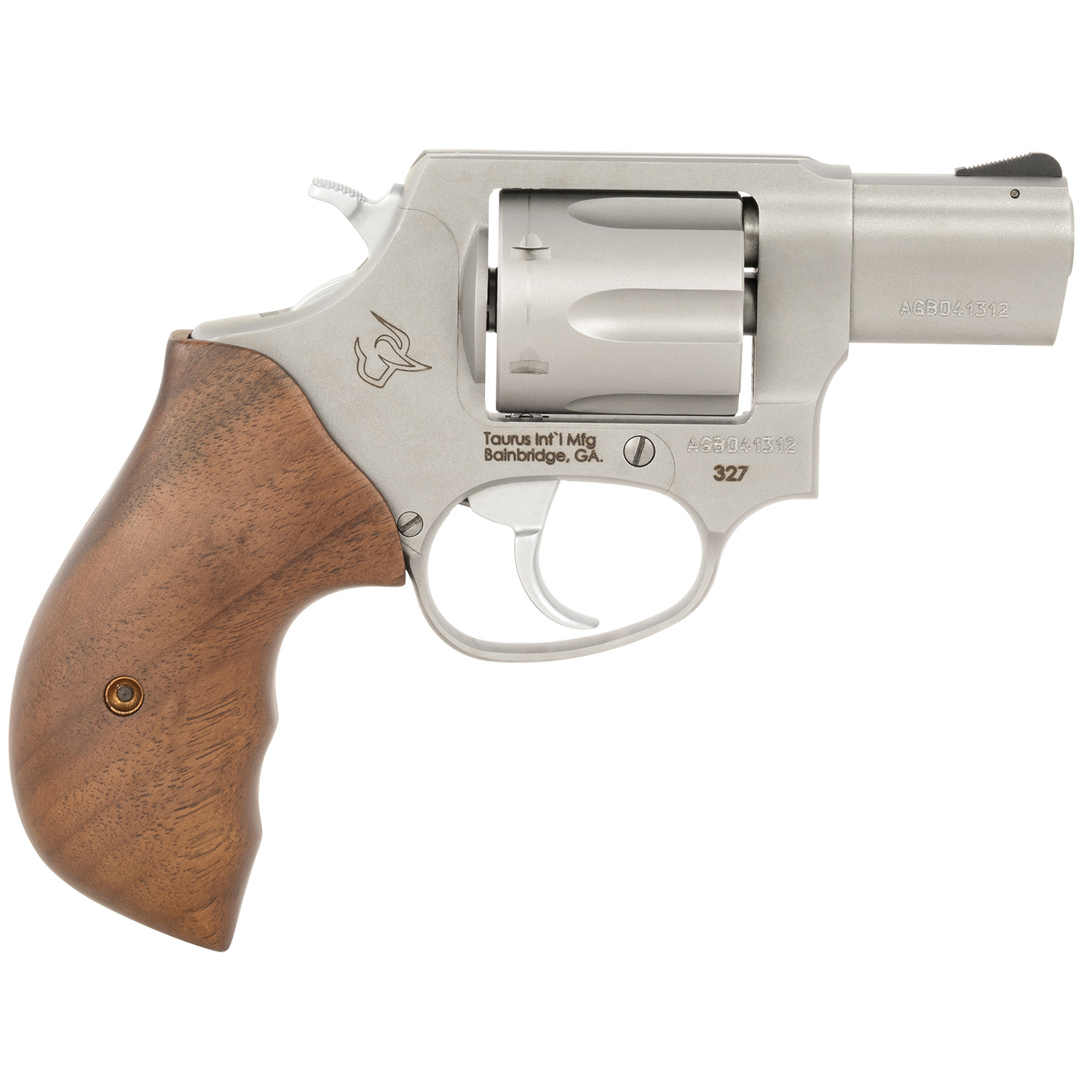 Taurus 327 .327 Fed Mag 2 Stainless Walnut 6 Rounds