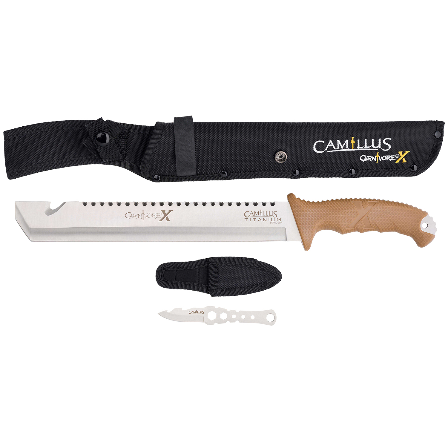 Camillus Carnivore X Machete 12 With Removable Knife