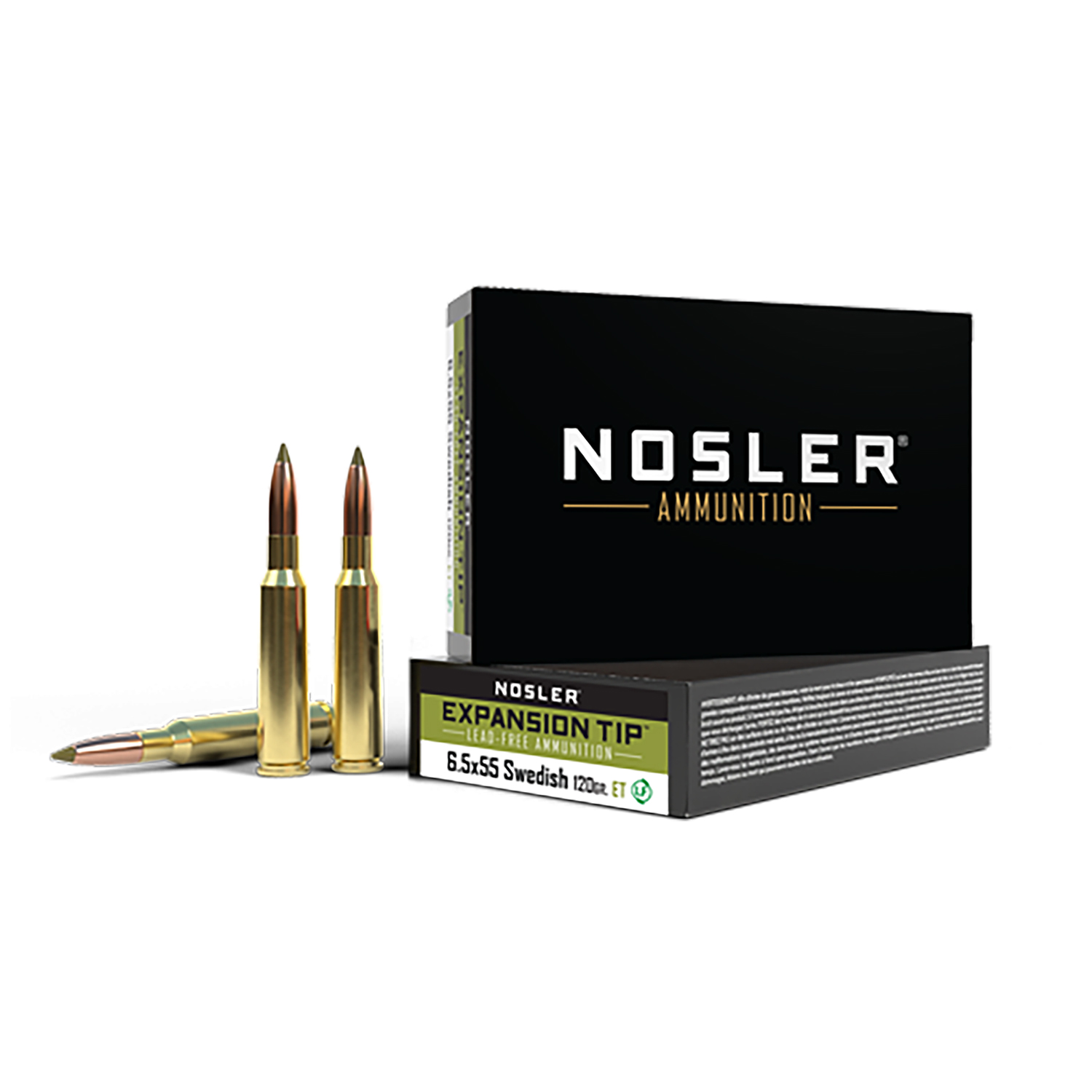 Nosler E-tip 6.5X55 120 Gr. Expansion Tip 20 Rd.