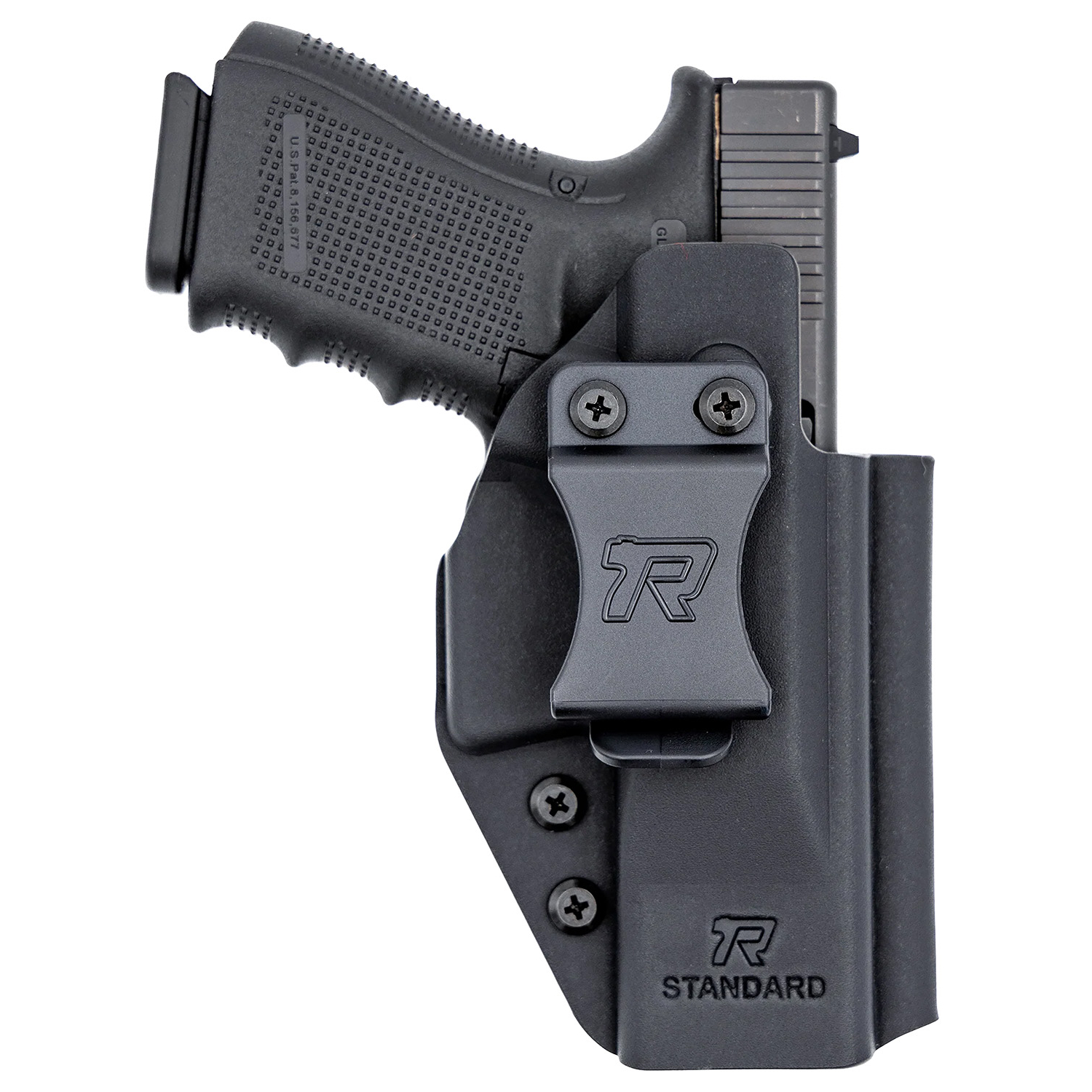 Rounded Gear Universal Kydex Holster Iwb Black Right Hand