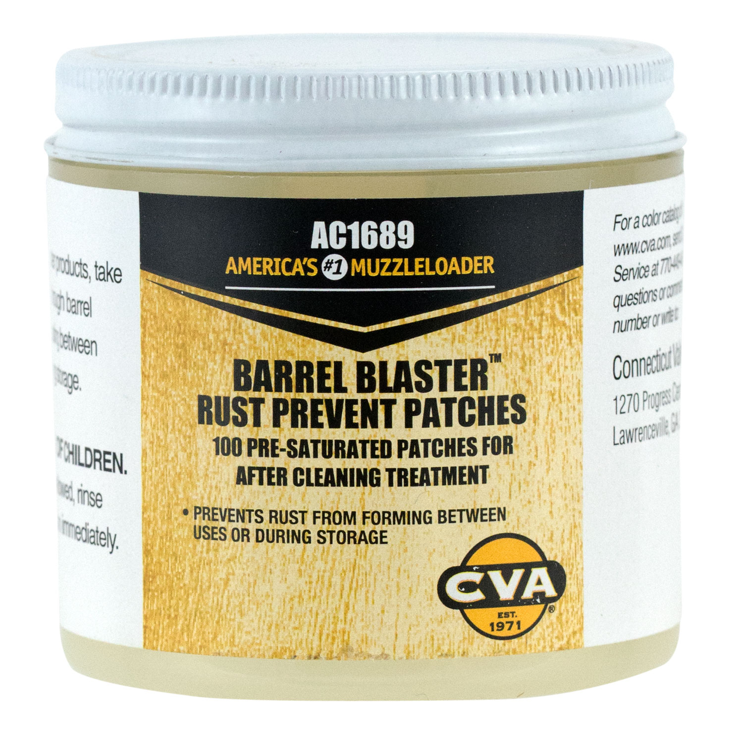 Cva Barrel Blaster Rust Prevent Patches 100 Ct.