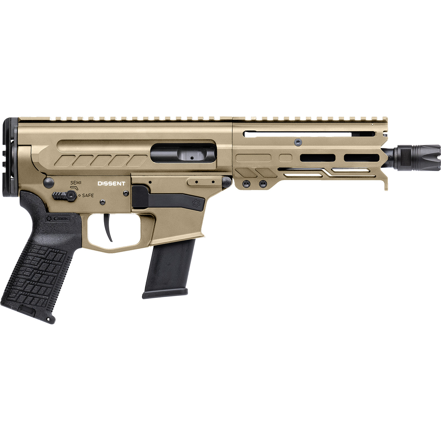 Cmmg Dissent Mkg 45 Acp 13+1 6.50 Coyote Tan
