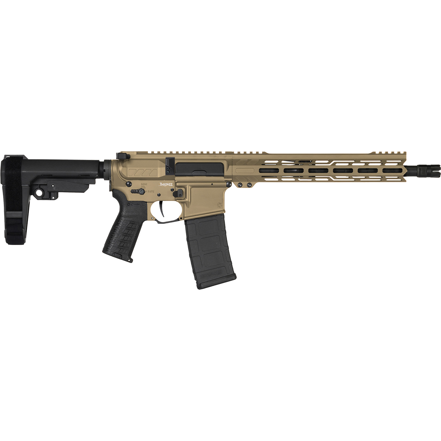 Cmmg Banshee MK4 300 Blackout 30+1 12.5 Coyote Tan