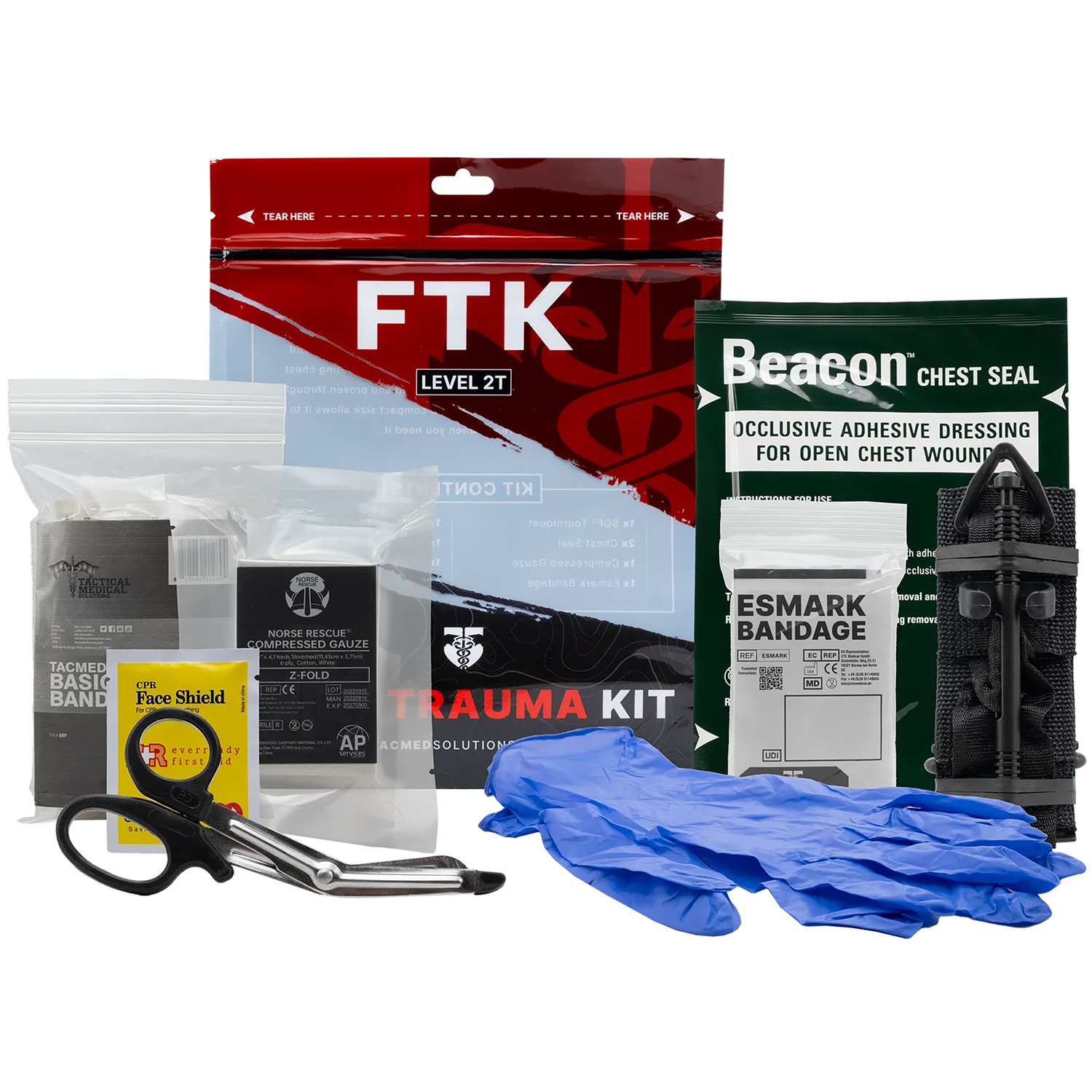 Tacmed 80-0117 Level 2T Field Trauma Kit