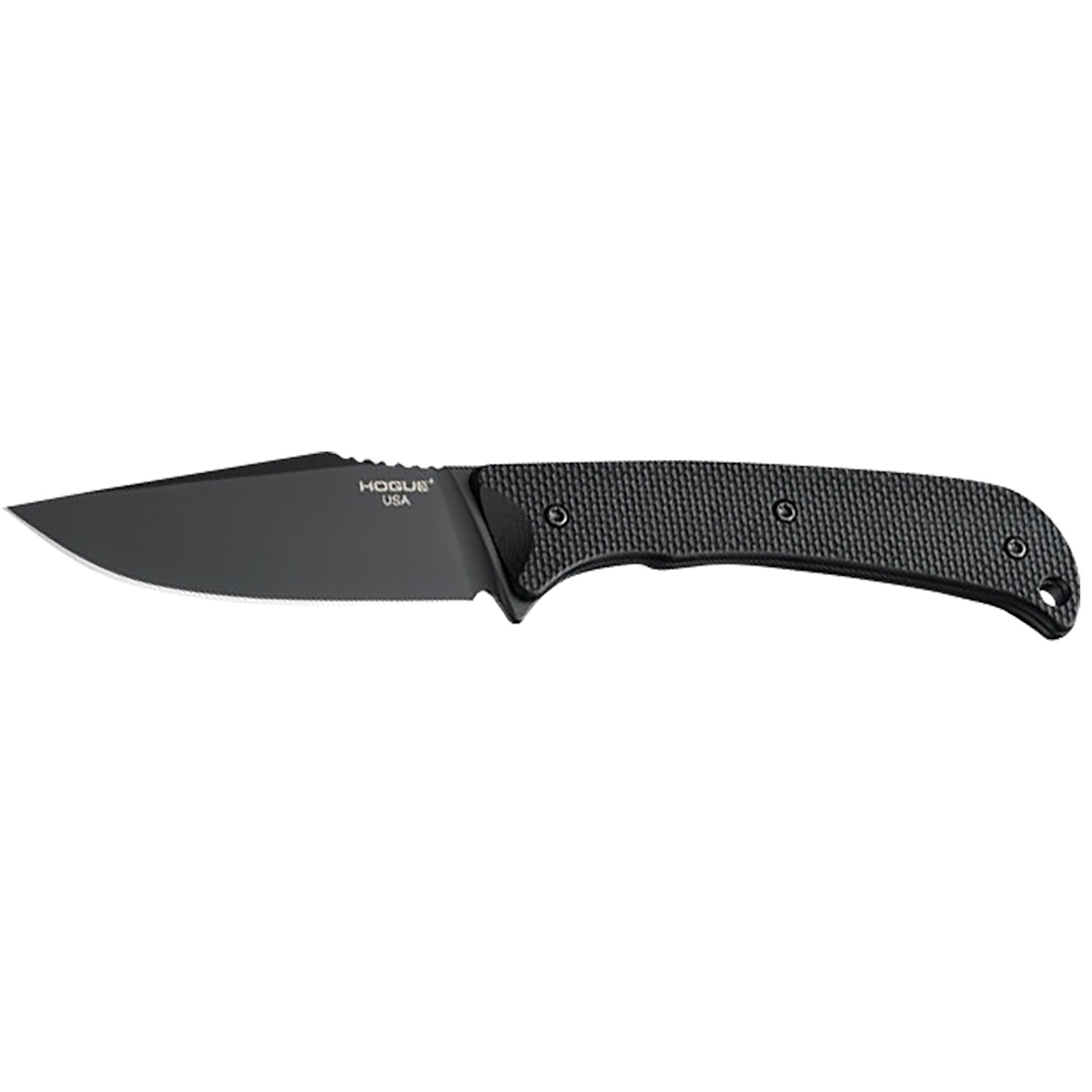 Hogue 35869 Extrak Fixed Clip Point 3.3 Black Cerakote
