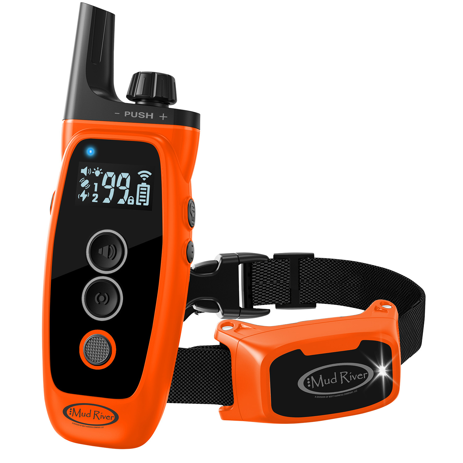 Boyt 38107 MR1000 Training Collar Black/orange With Remote