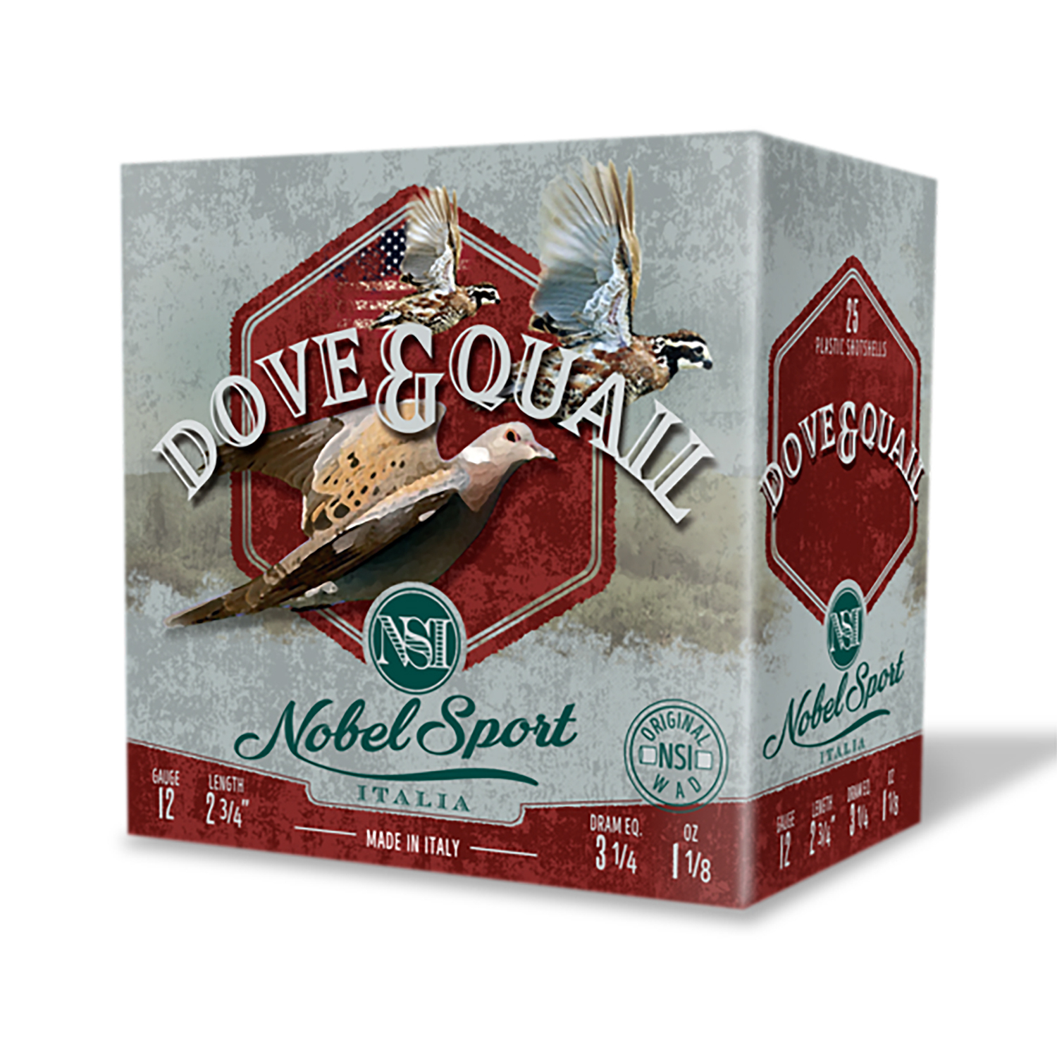 Nsi ANSF126 Dove & Quail 12 Gauge 2.75 250 Rounds