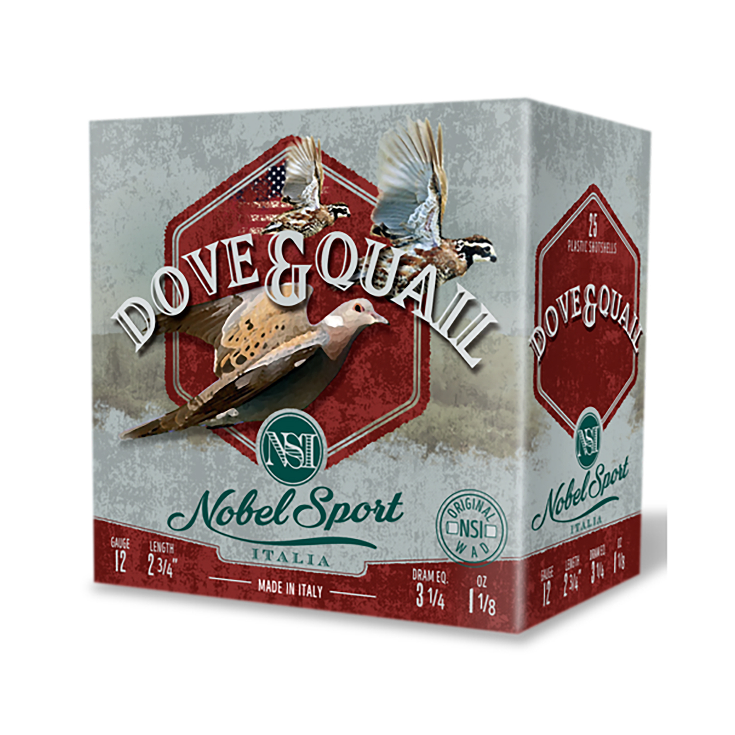 Nsi ANSF1275 Dove & Quail 12 Gauge 2.75 250RD