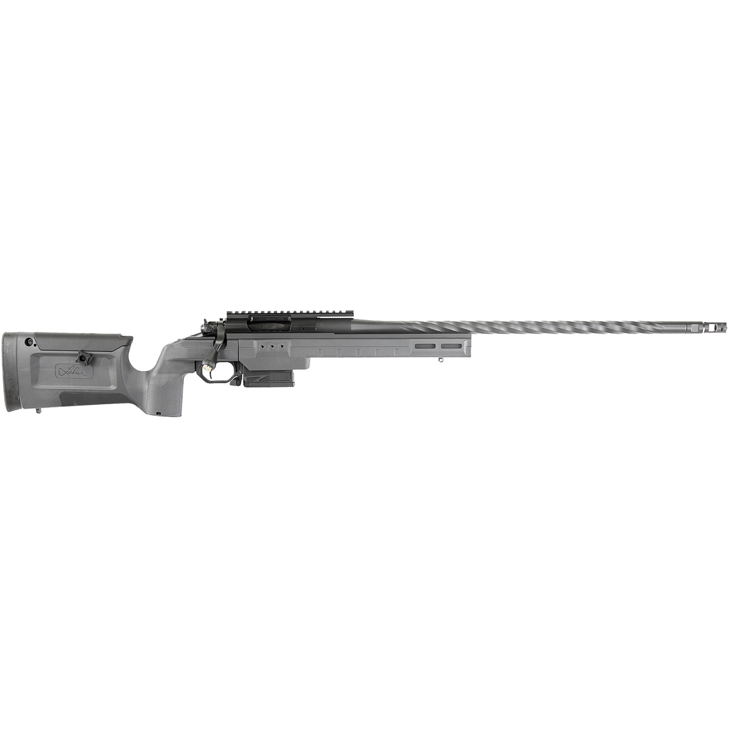 Larue Siete 6.5 Prc 3+1 24 Fluted Barrel Gray