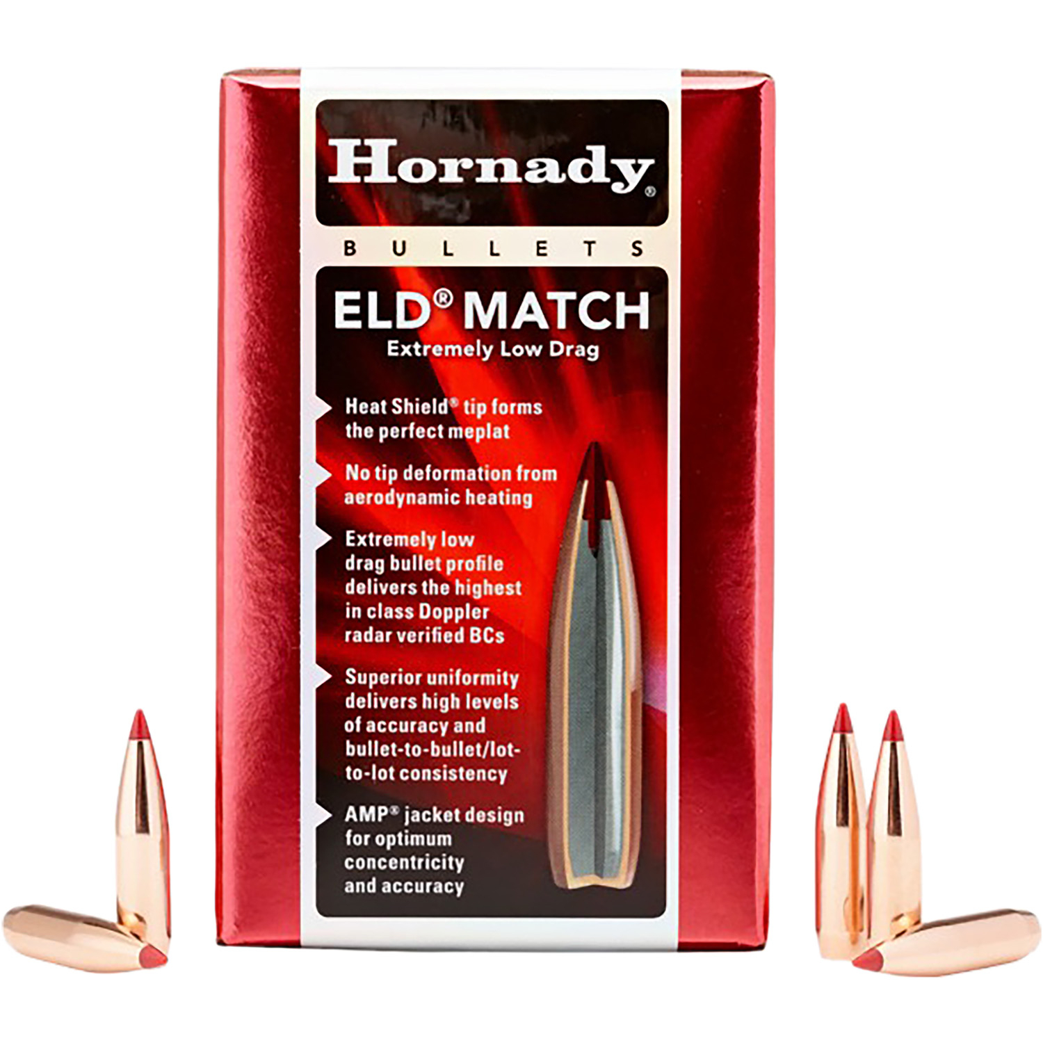 Hornady 6MM .243 109GR Eld-match Bullets 500 Per BOX/6