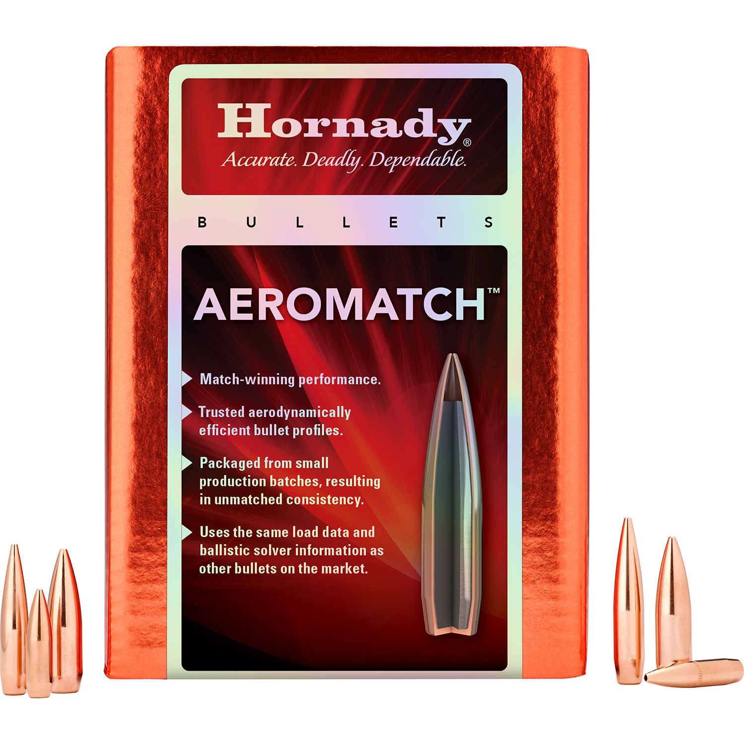 Hornady Aeromatch 6.5MM .264 140GR 500/6