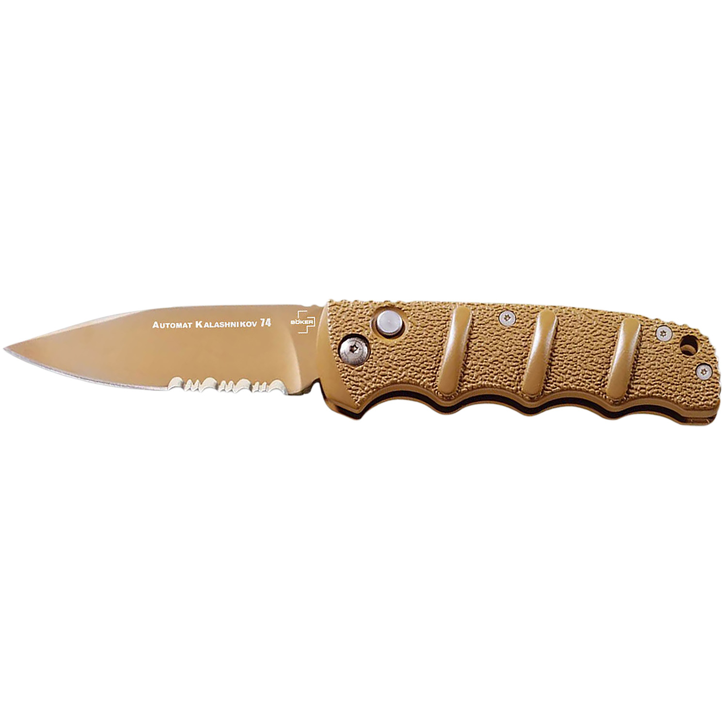 Boker Plus Kalashnikov Auto D2 Desert 3.35 Spear Point