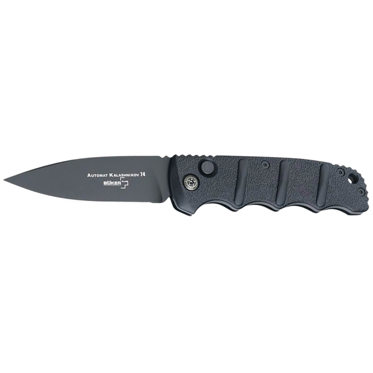 Boker Plus Kalashnikov Auto D2 All Black Pocket Knife