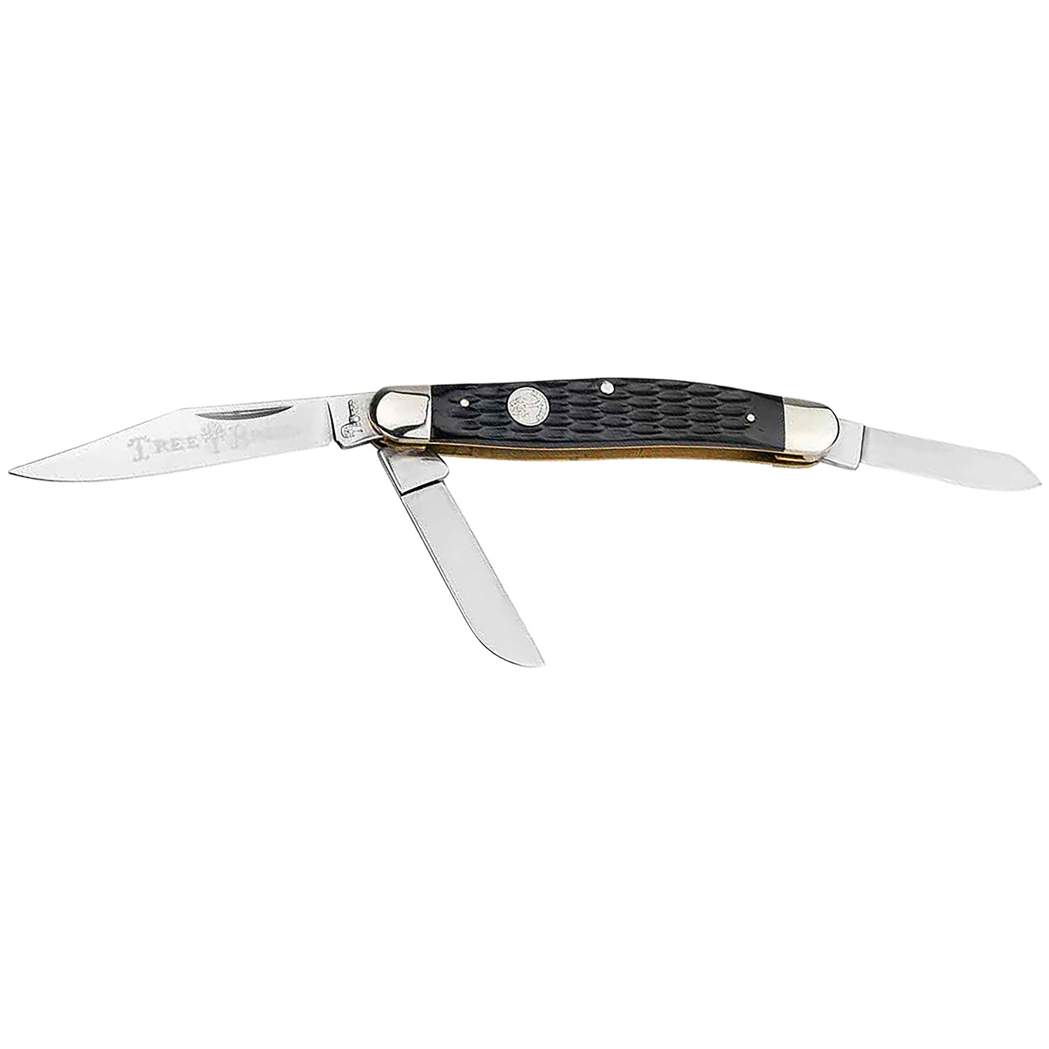 Boker 110856 Traditional Series Large Stockman Jigged Black